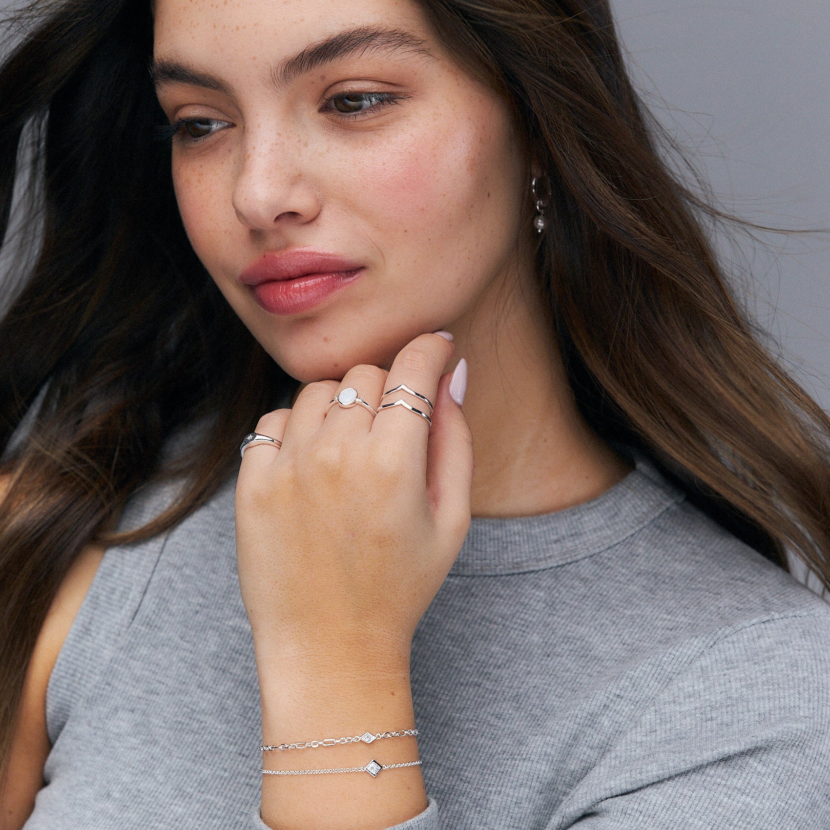 Claudia Silver Bracelet