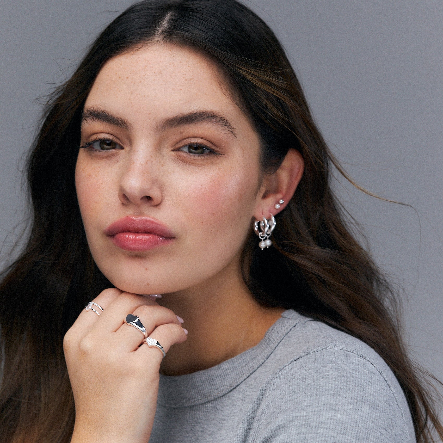 Mini Silver Venus Ring