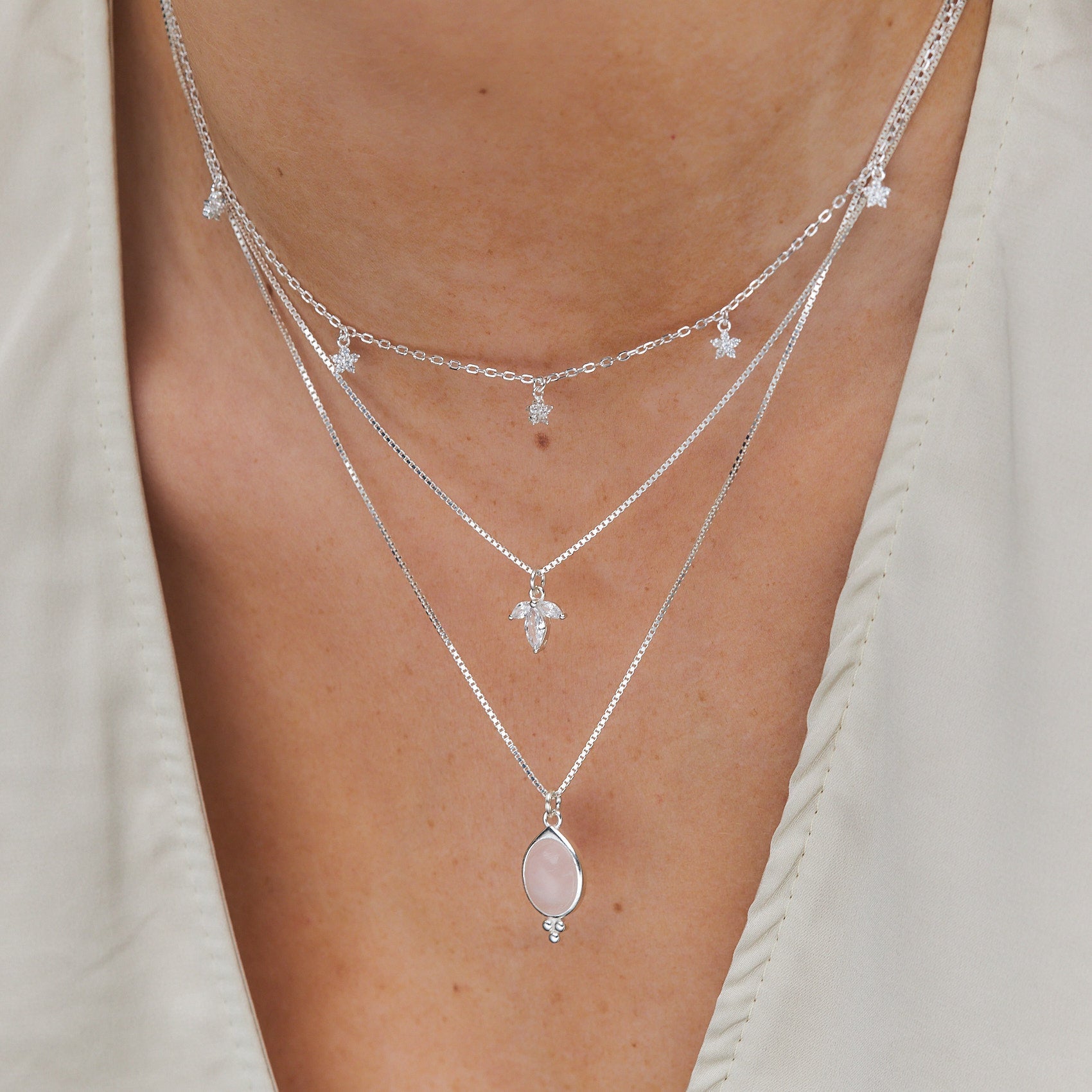 Elsa Silver Necklace