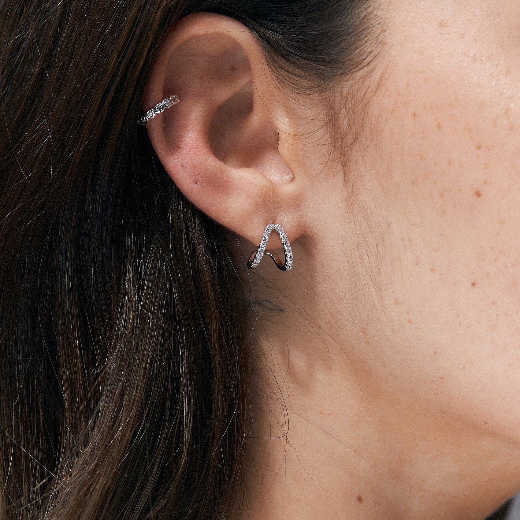 Nia Silver Earrings