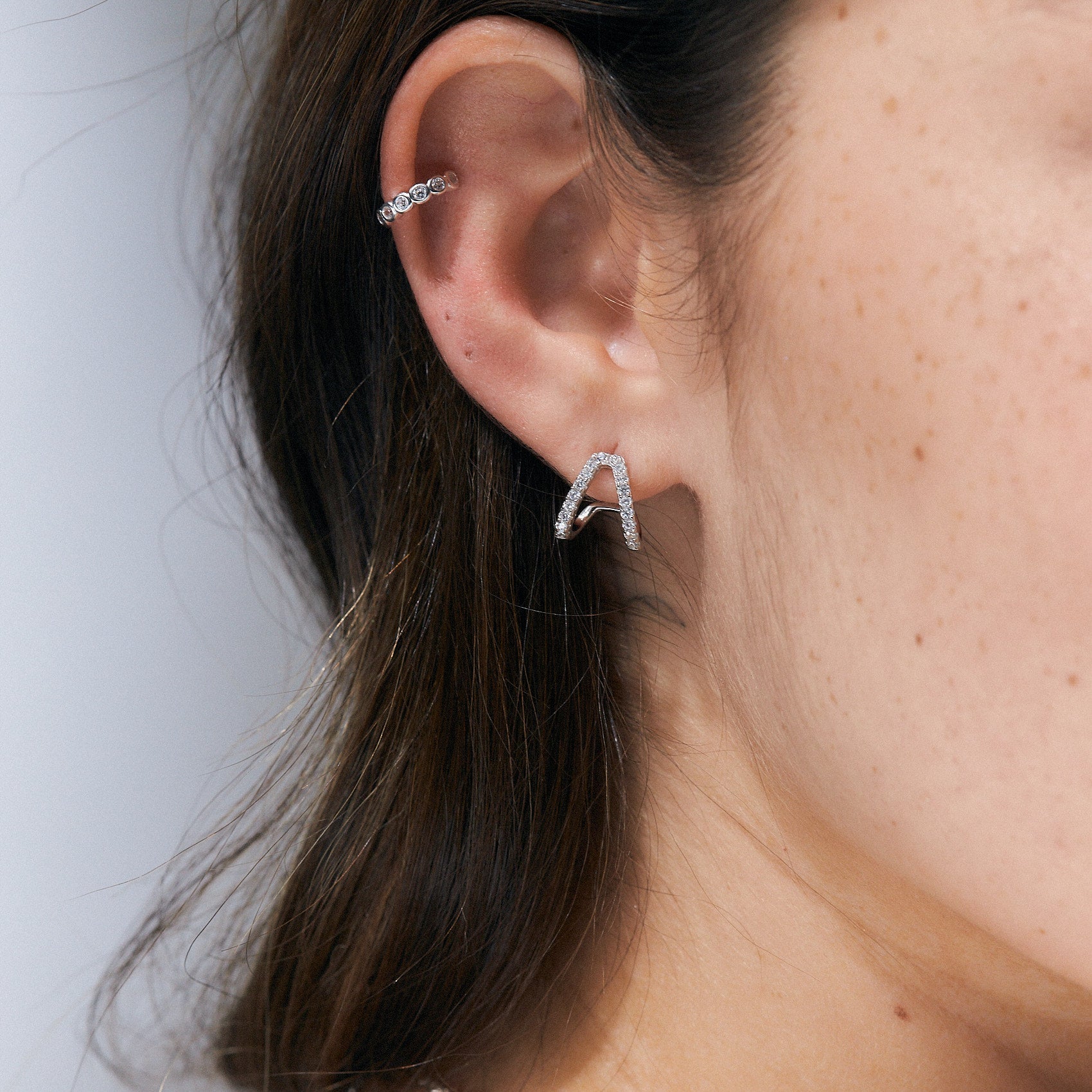 Nia Silver Earrings