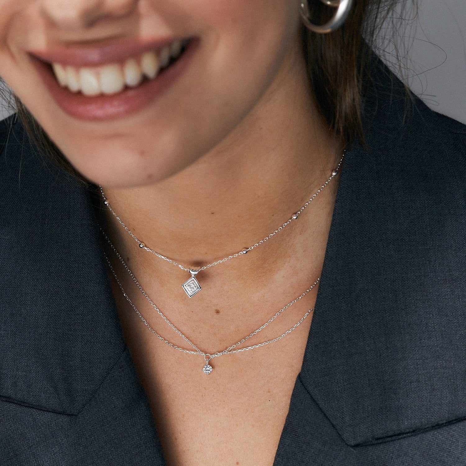 Ariana Silver Necklace