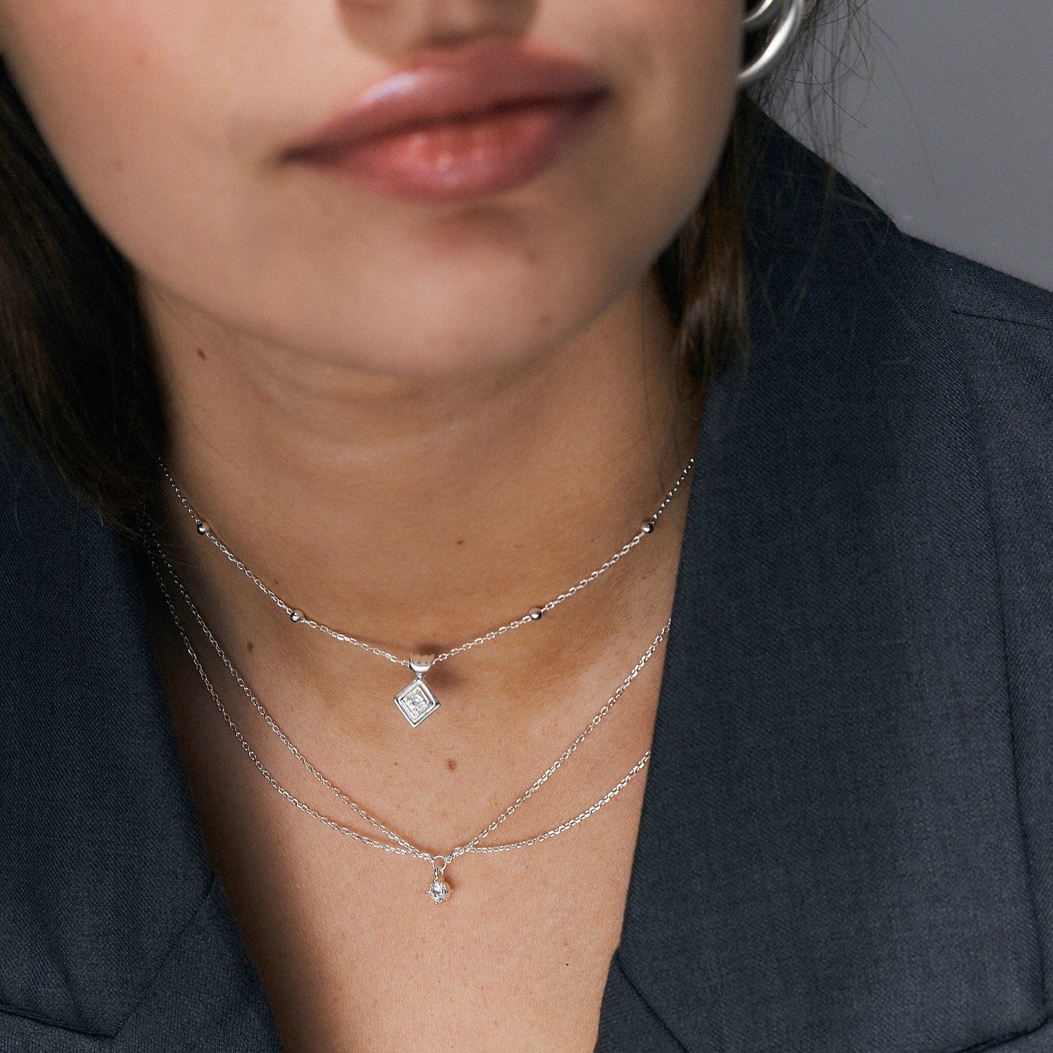 Claudia Silver Necklace