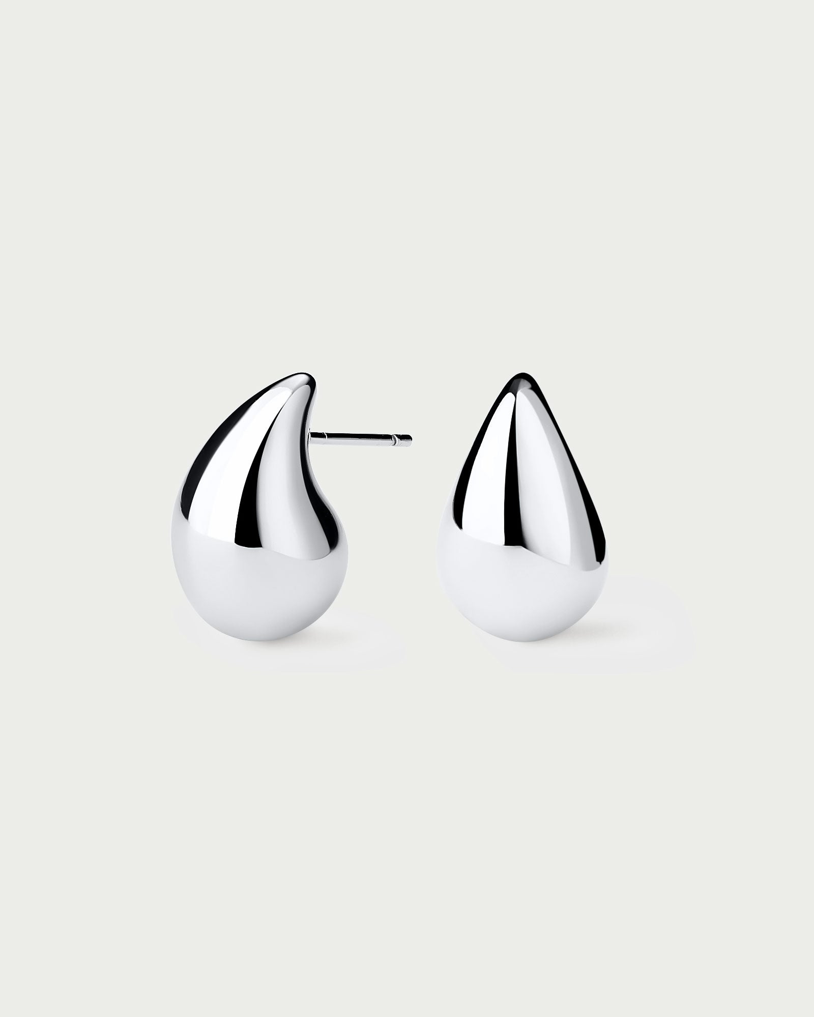 Drop Silver Earrings