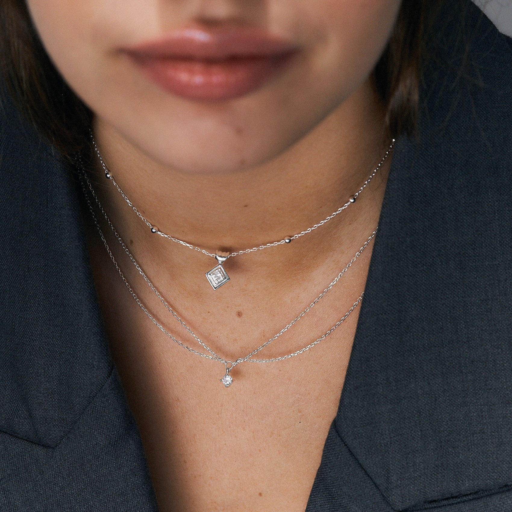 Ariana Silver Necklace