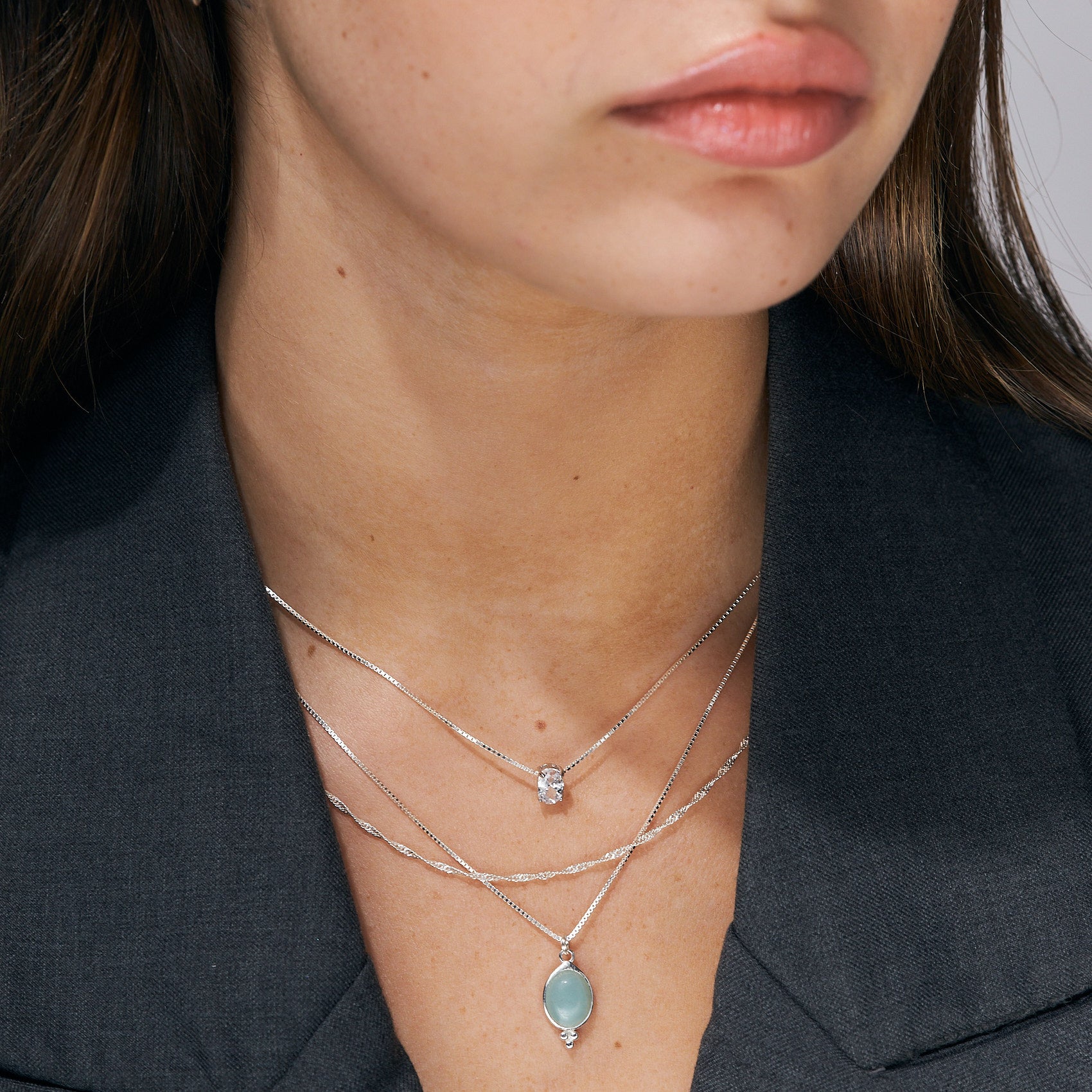 Bulb Silver Necklace