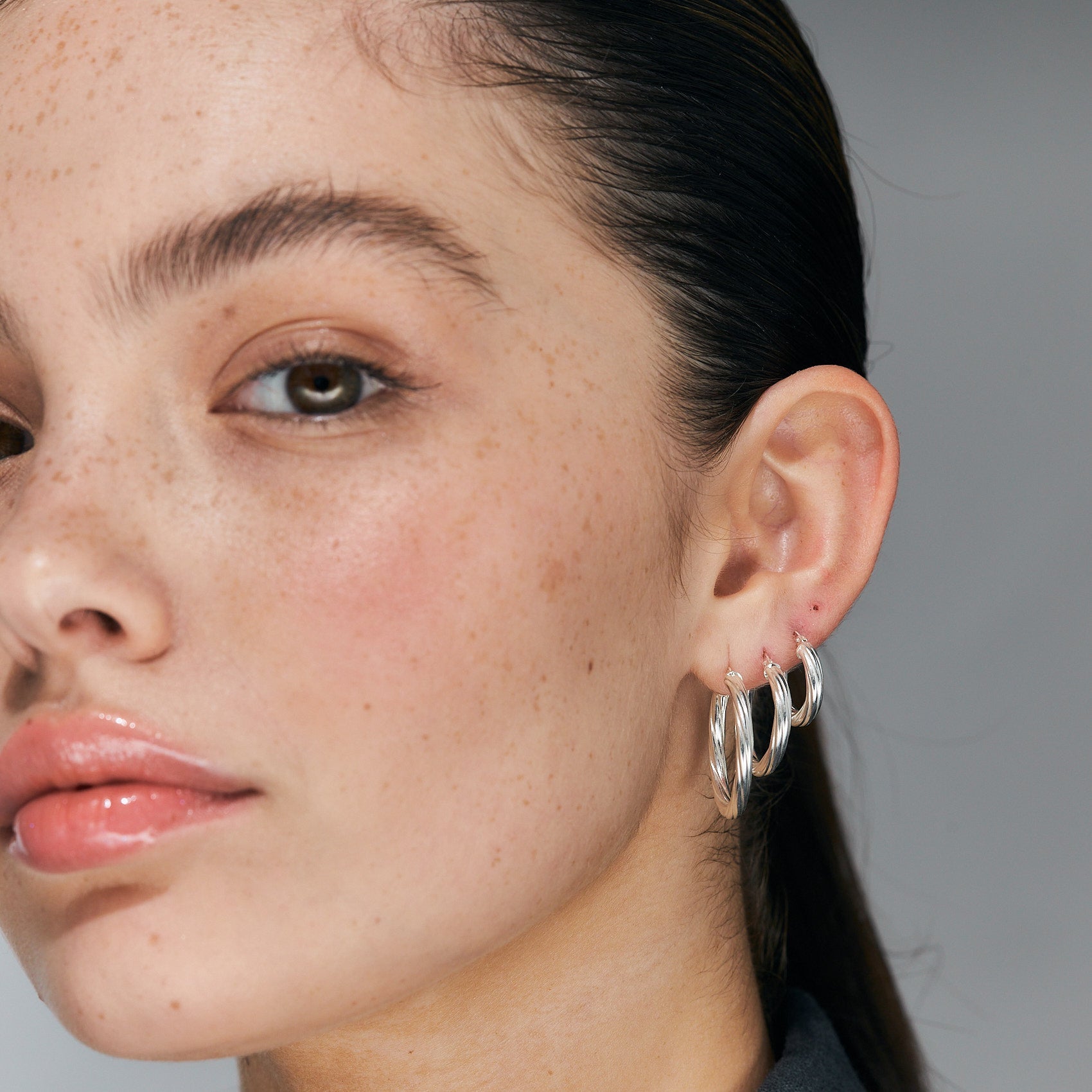 Dianara Silver Earrings (L)