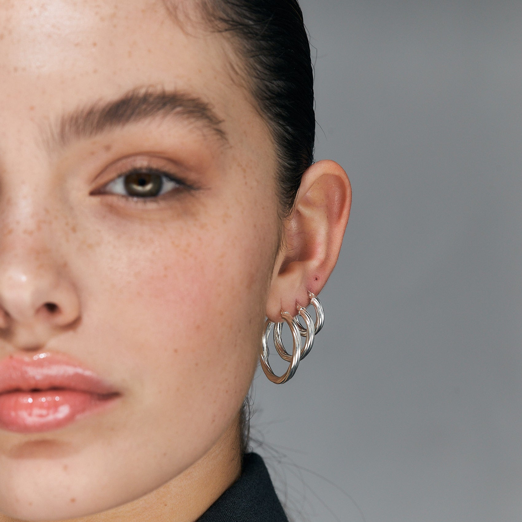 Dianara Silver Earrings (L)