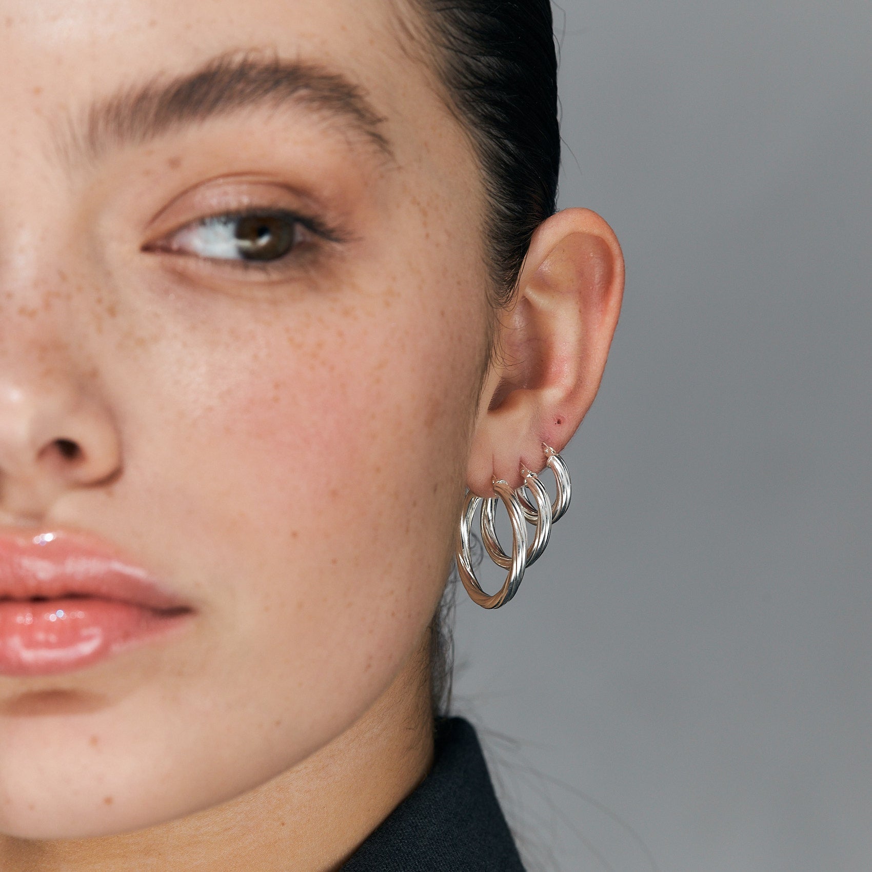Dianara Silver Earrings (L)