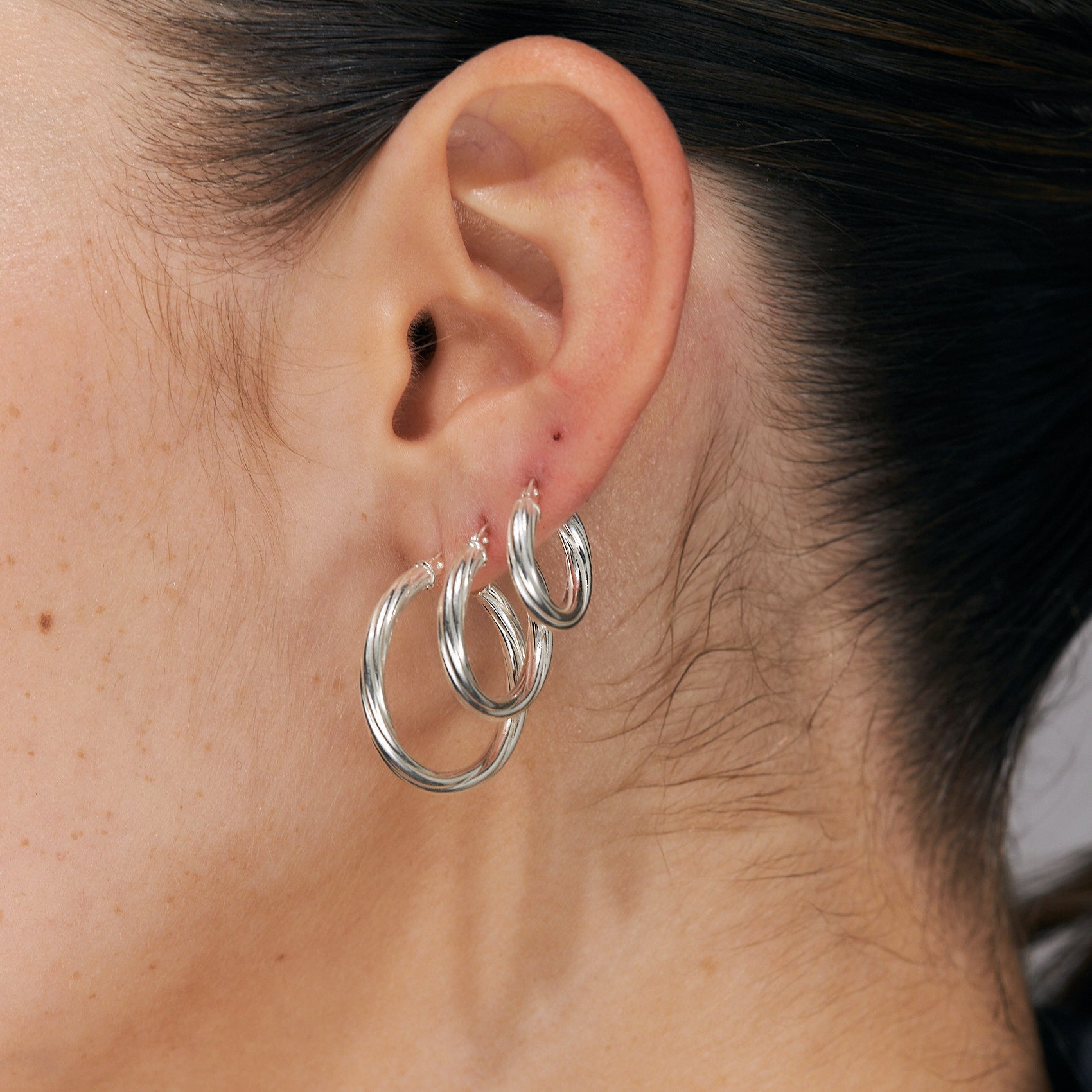 Dianara Silver Earrings (L)