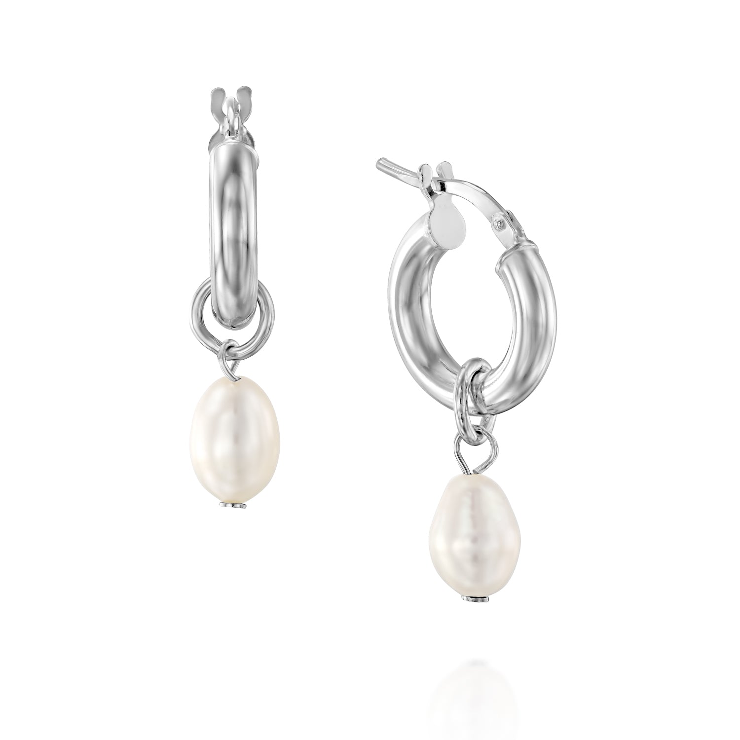 Aris Silver Earrings Size S