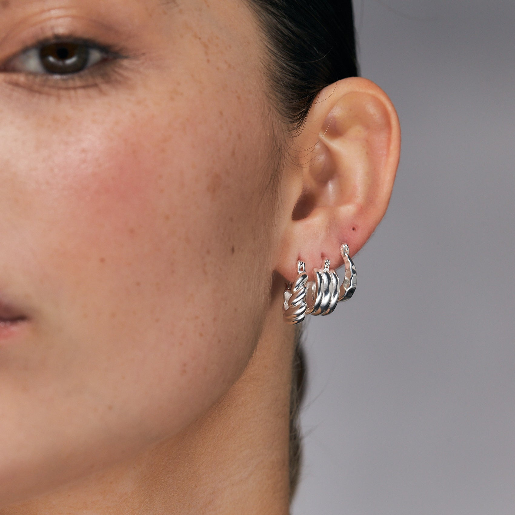 Eva Silver Earrings