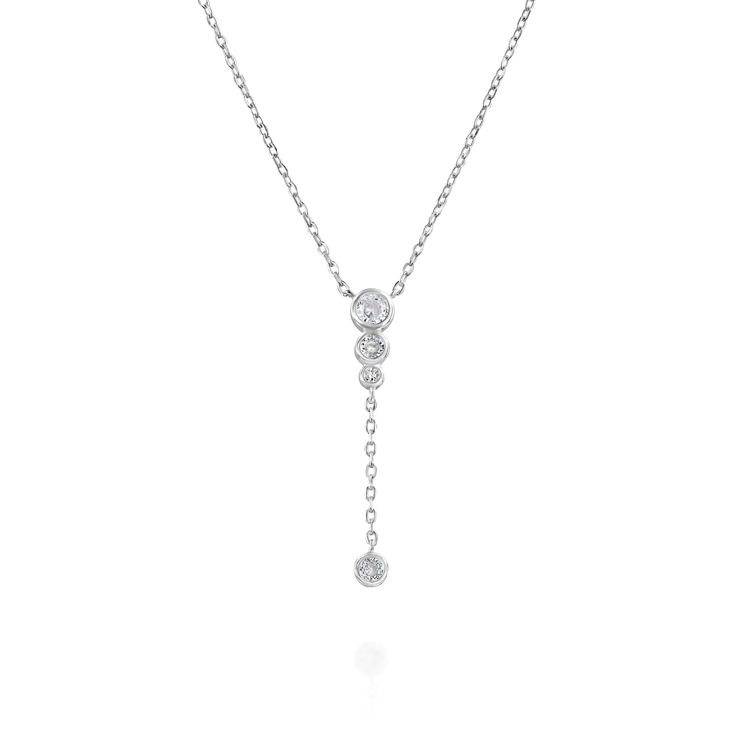 Counter Silver Necklace
