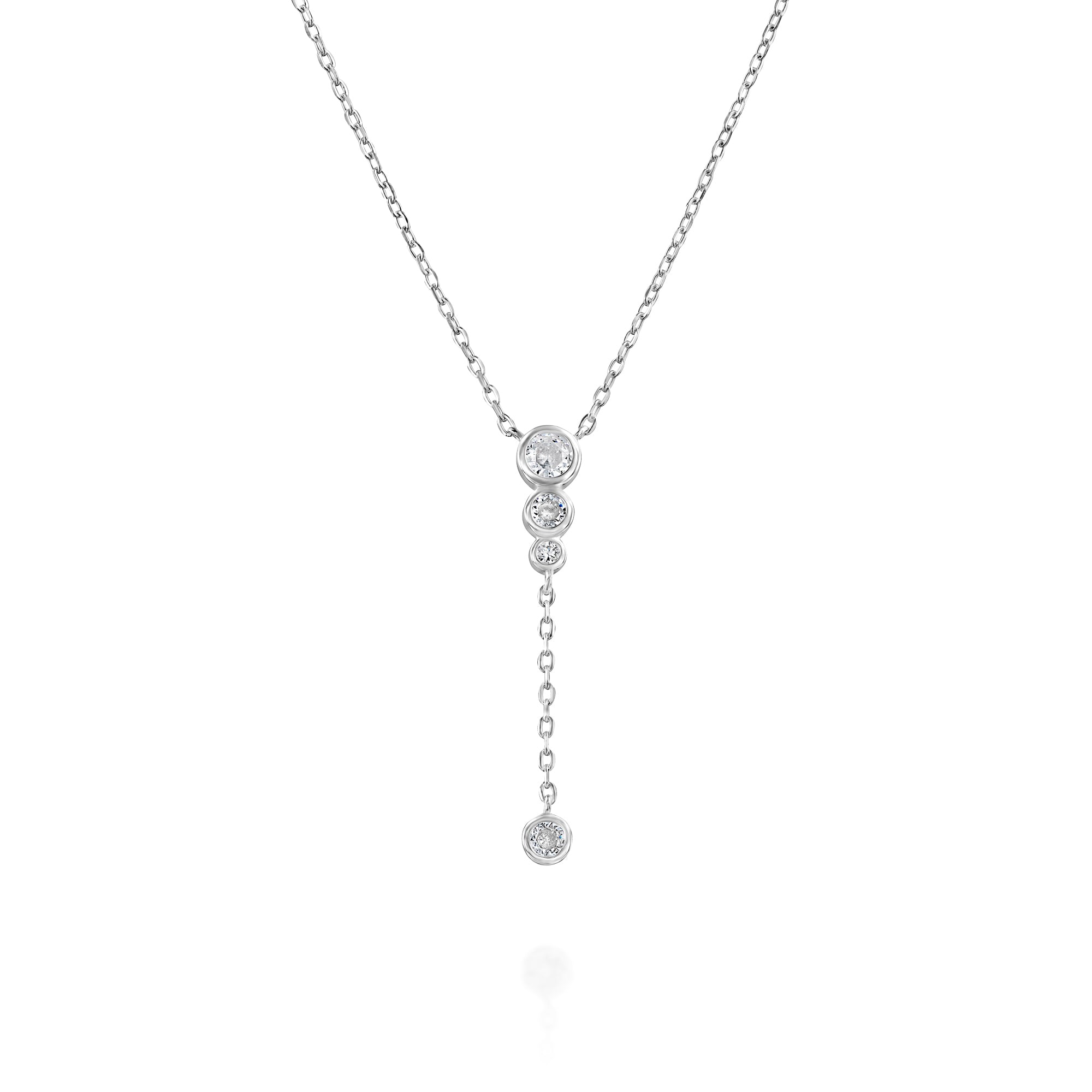 Counter Silver Necklace