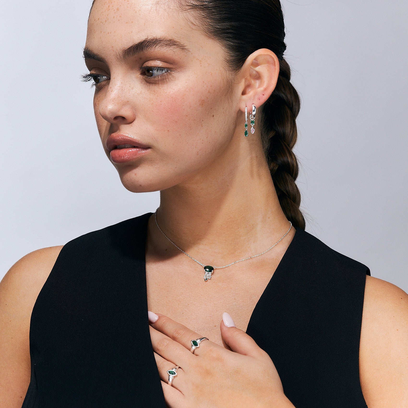 Nicoletta Silver Necklace