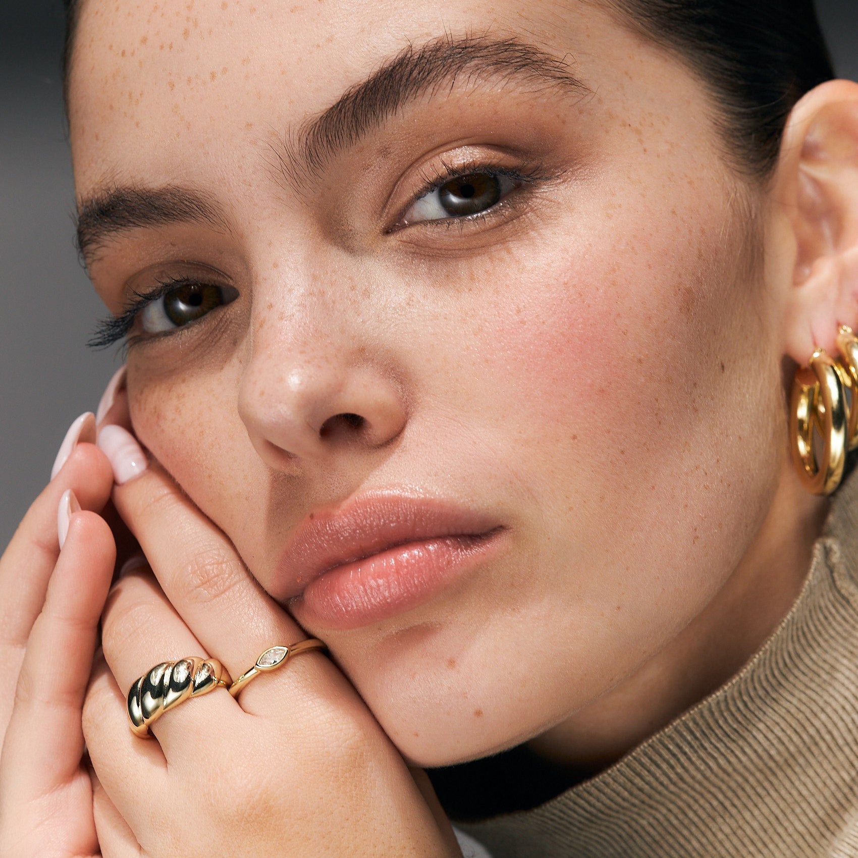 Fluor Gold Ring