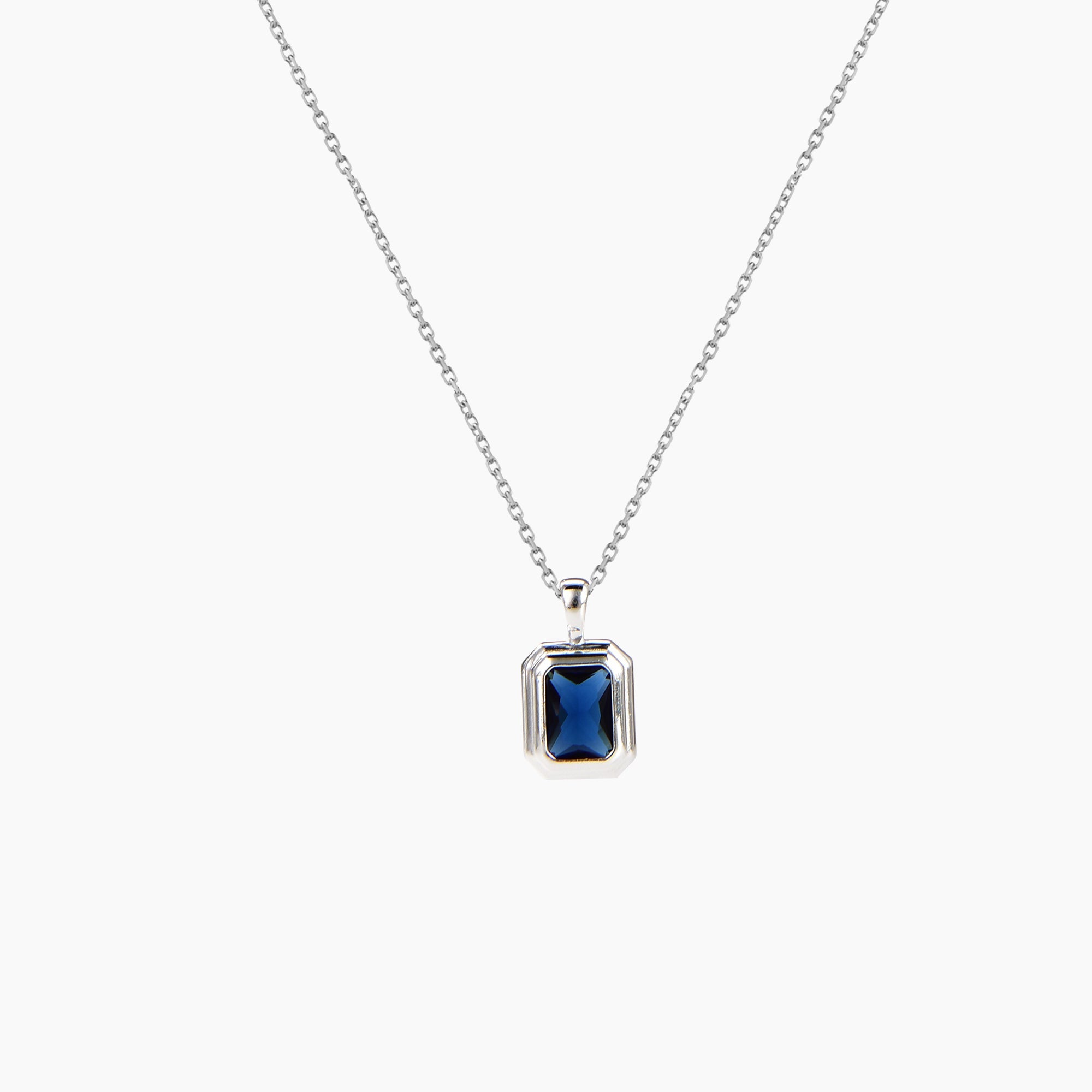 Topaz Silver Necklace