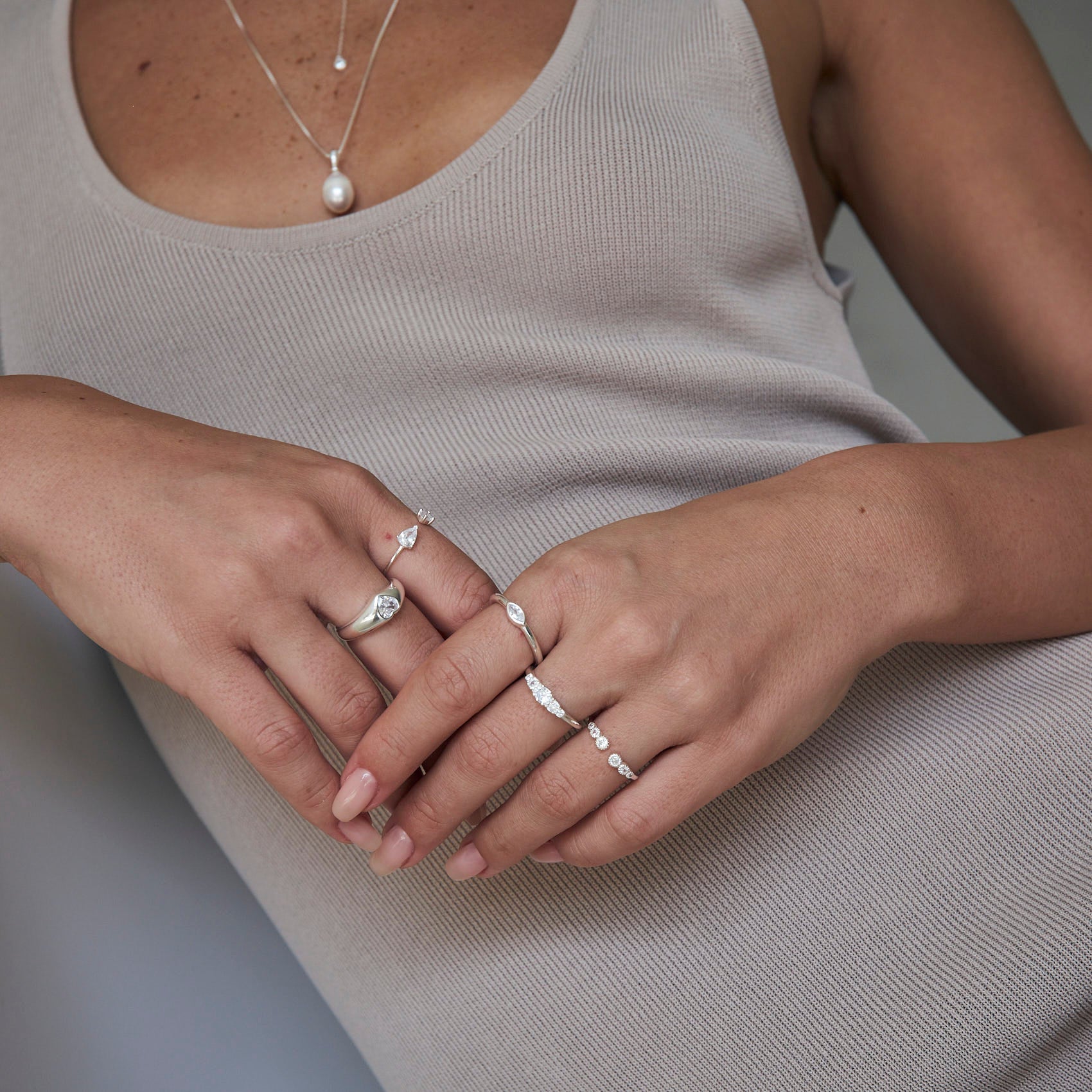 Keiko Silver Ring