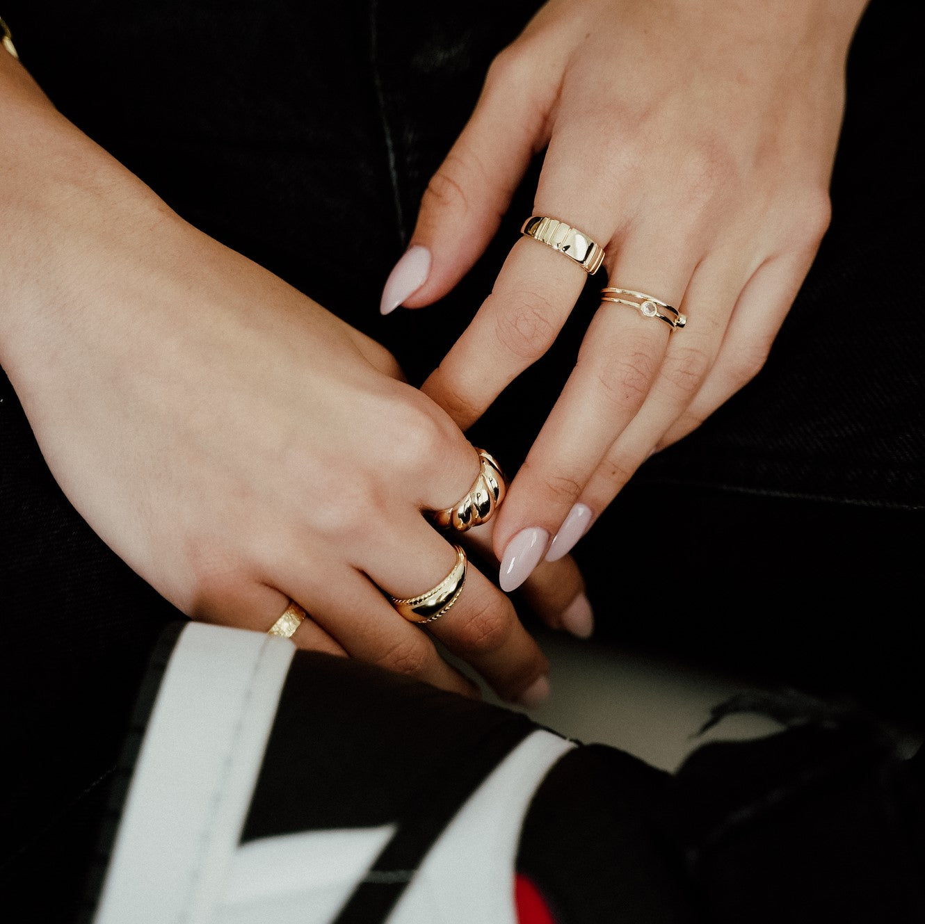Fluor Gold Ring