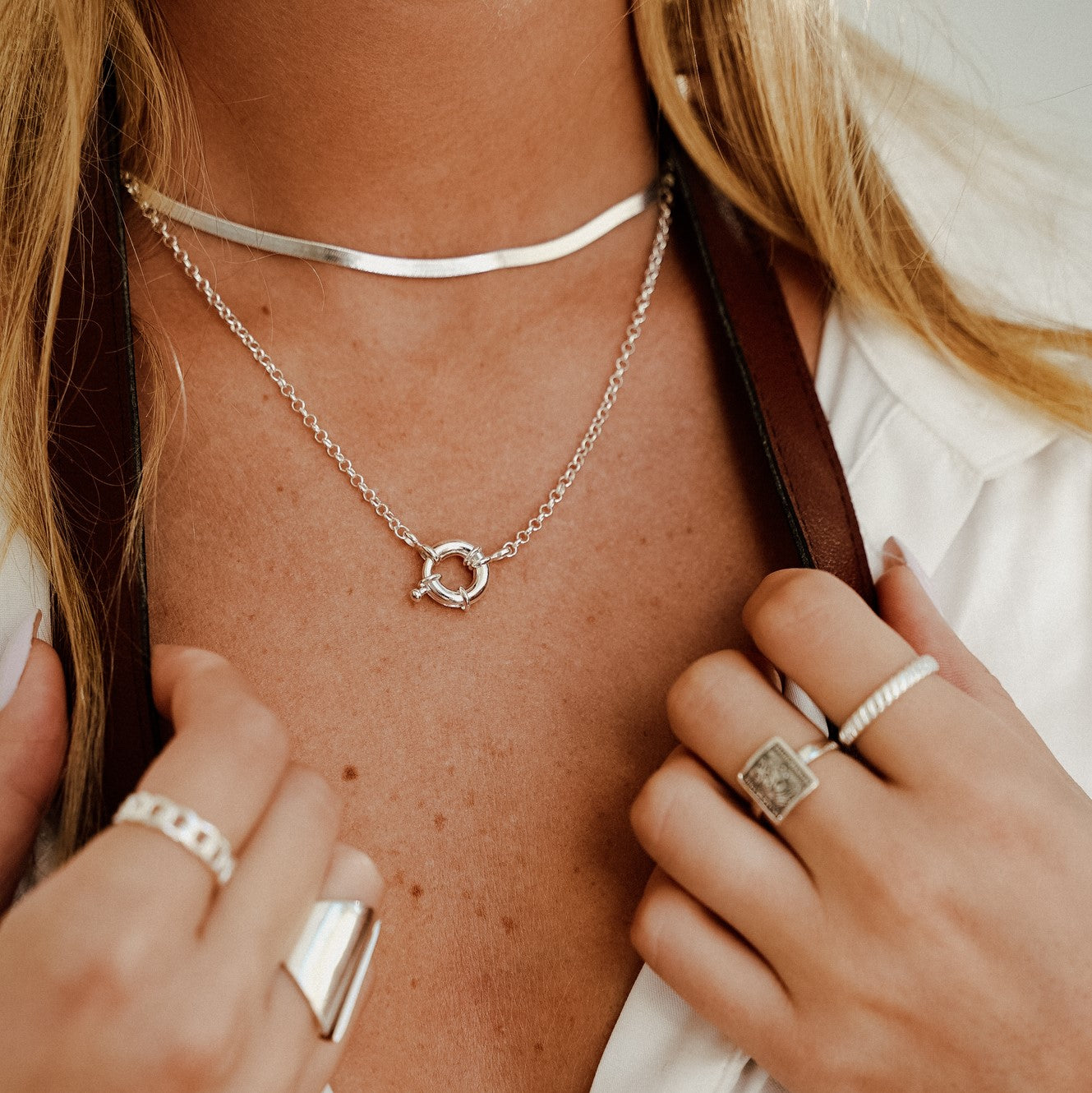 Sun Silver Chain