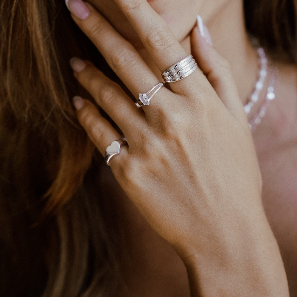 Lire Silver Ring
