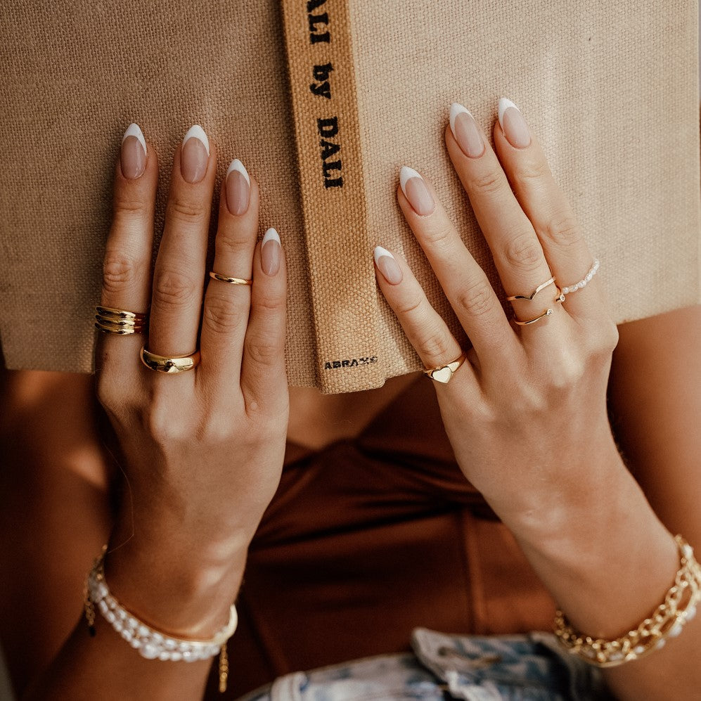 Lyre Gold Ring