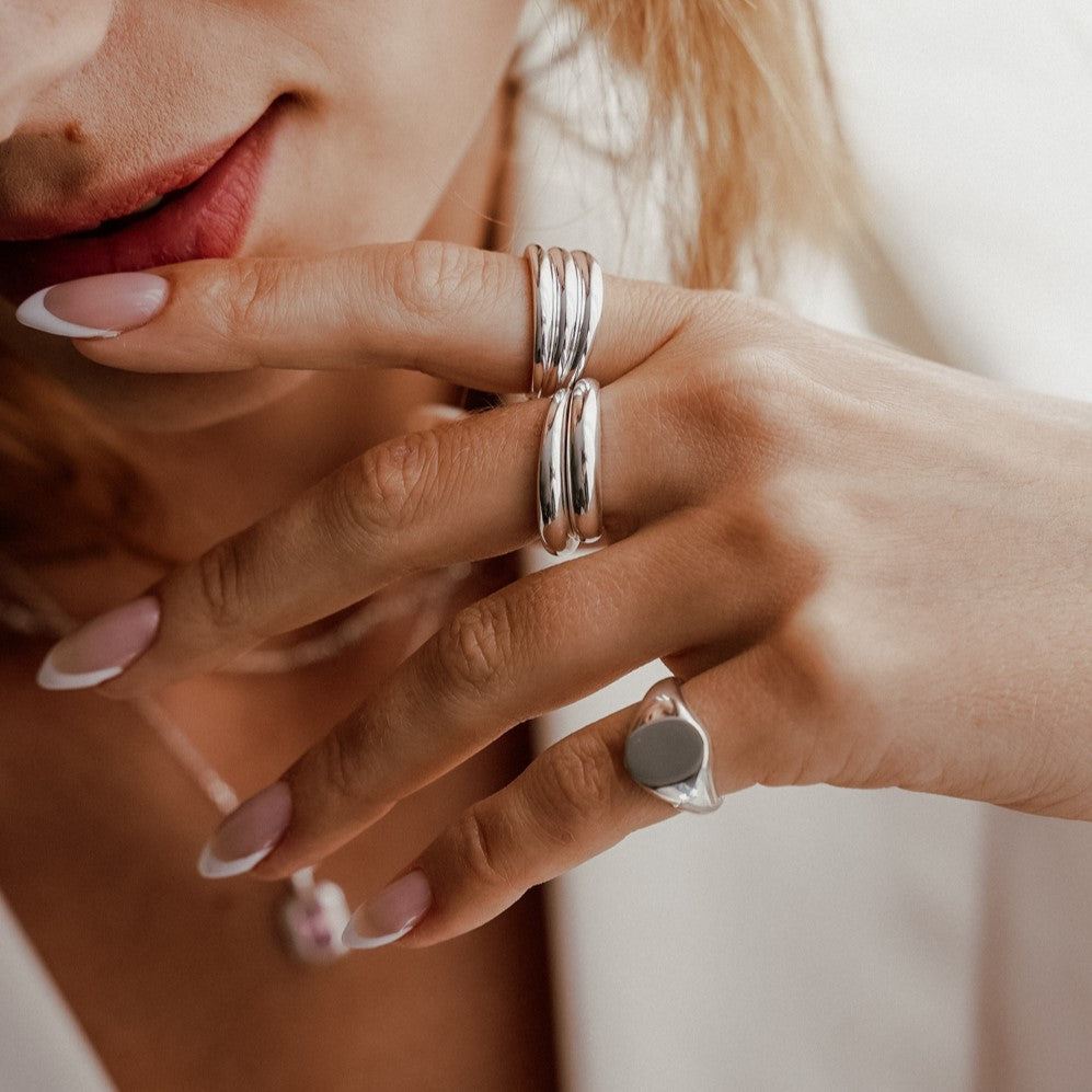 Mini Silver Bella Ring