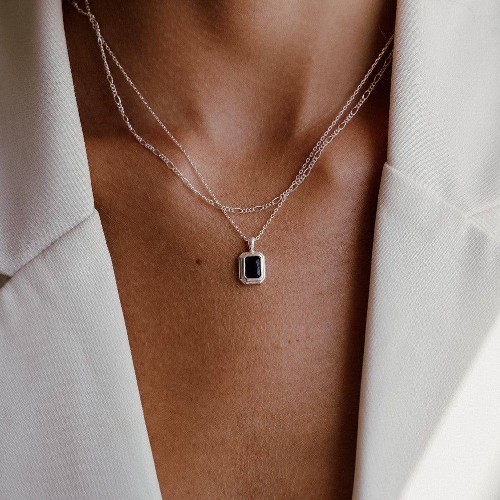 Topaz Silver Necklace