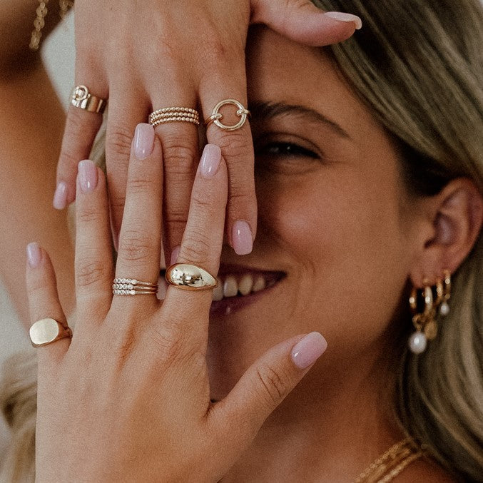 Jade Gold Ring