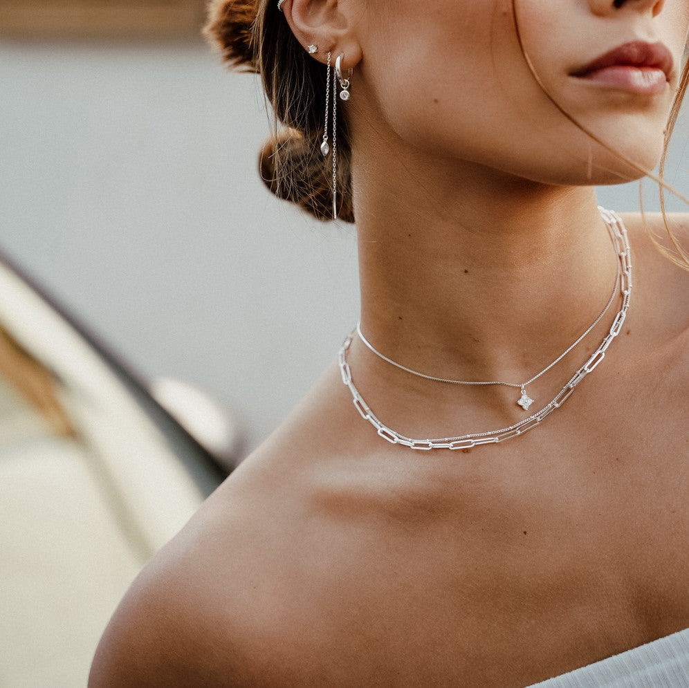 Dani Silver Necklace