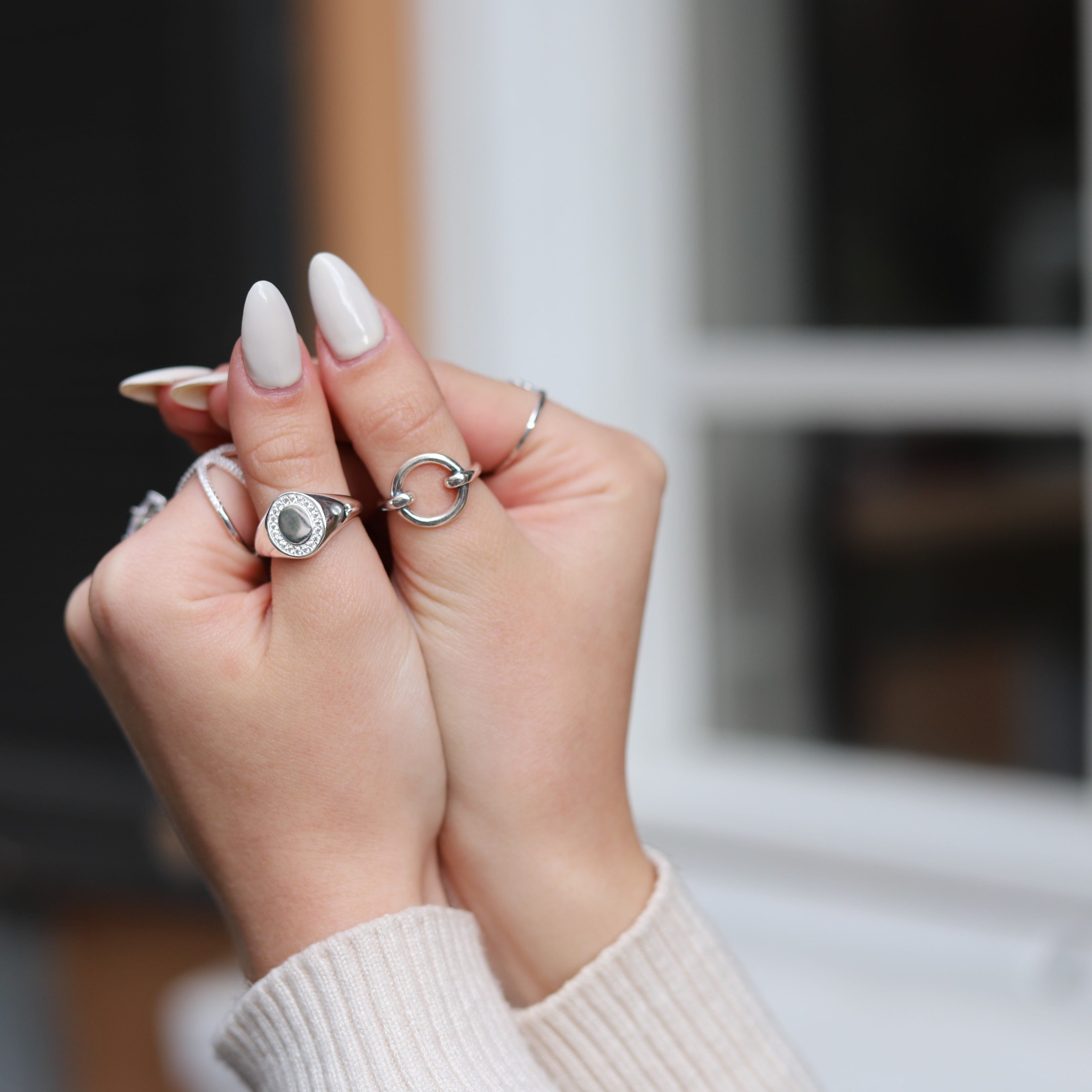 Jade Silver Ring