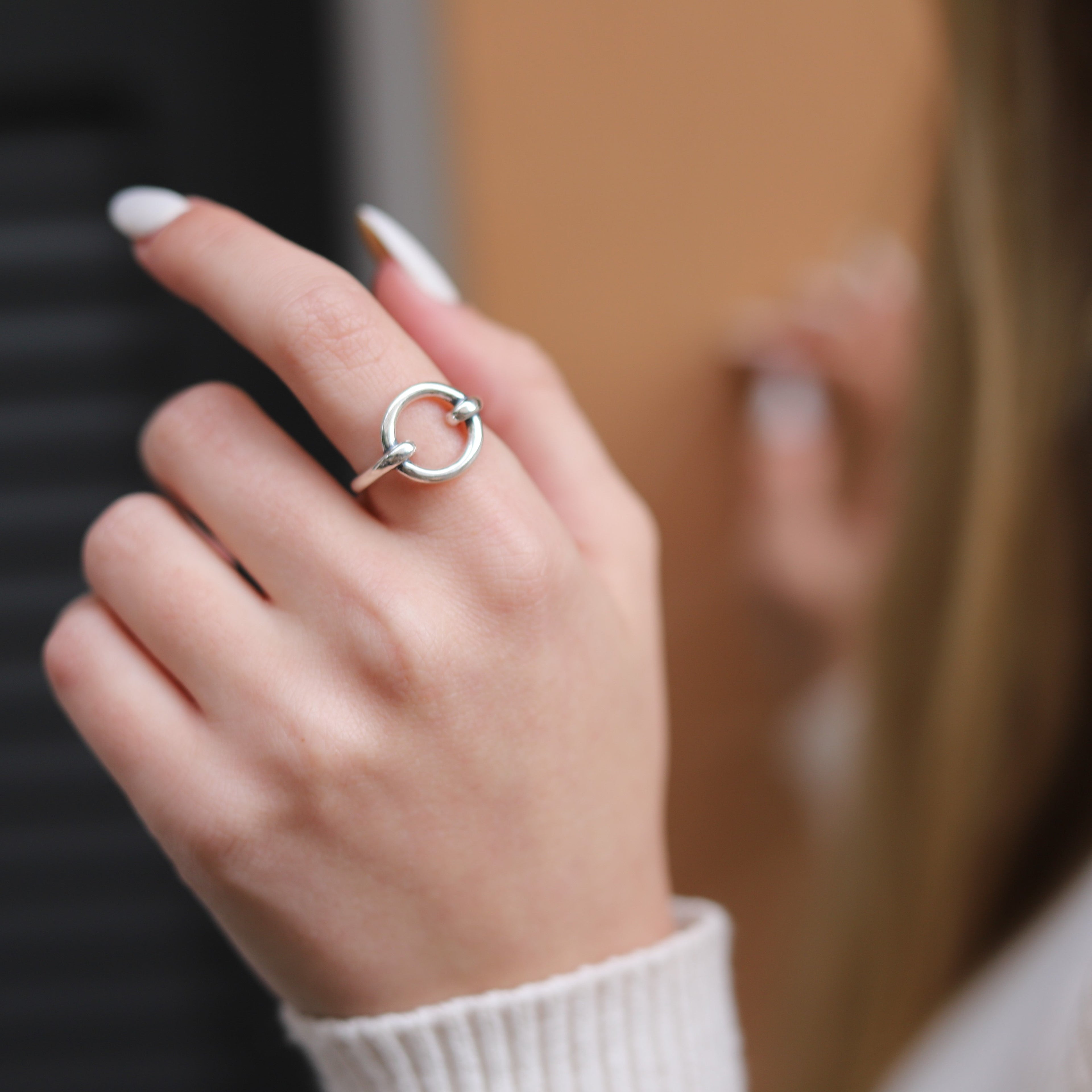 Jade Silver Ring