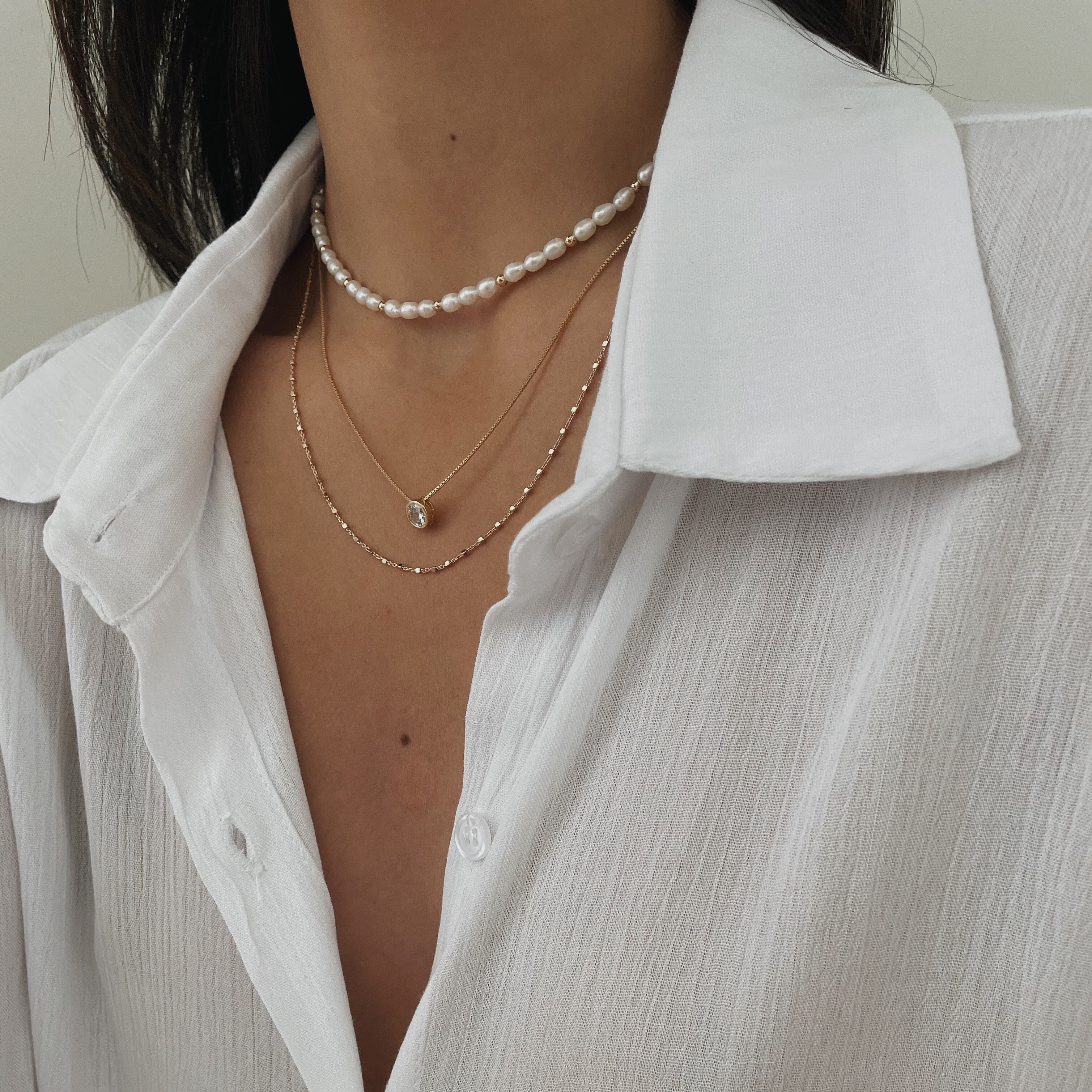 Michel Gold Necklace