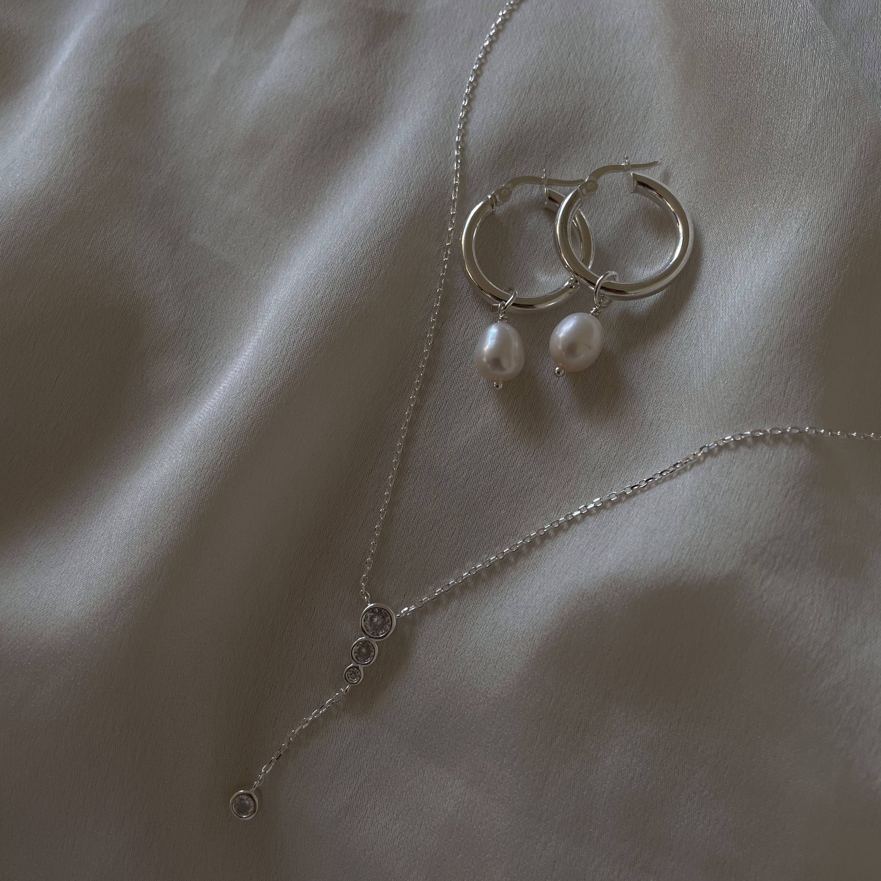 Counter Silver Necklace