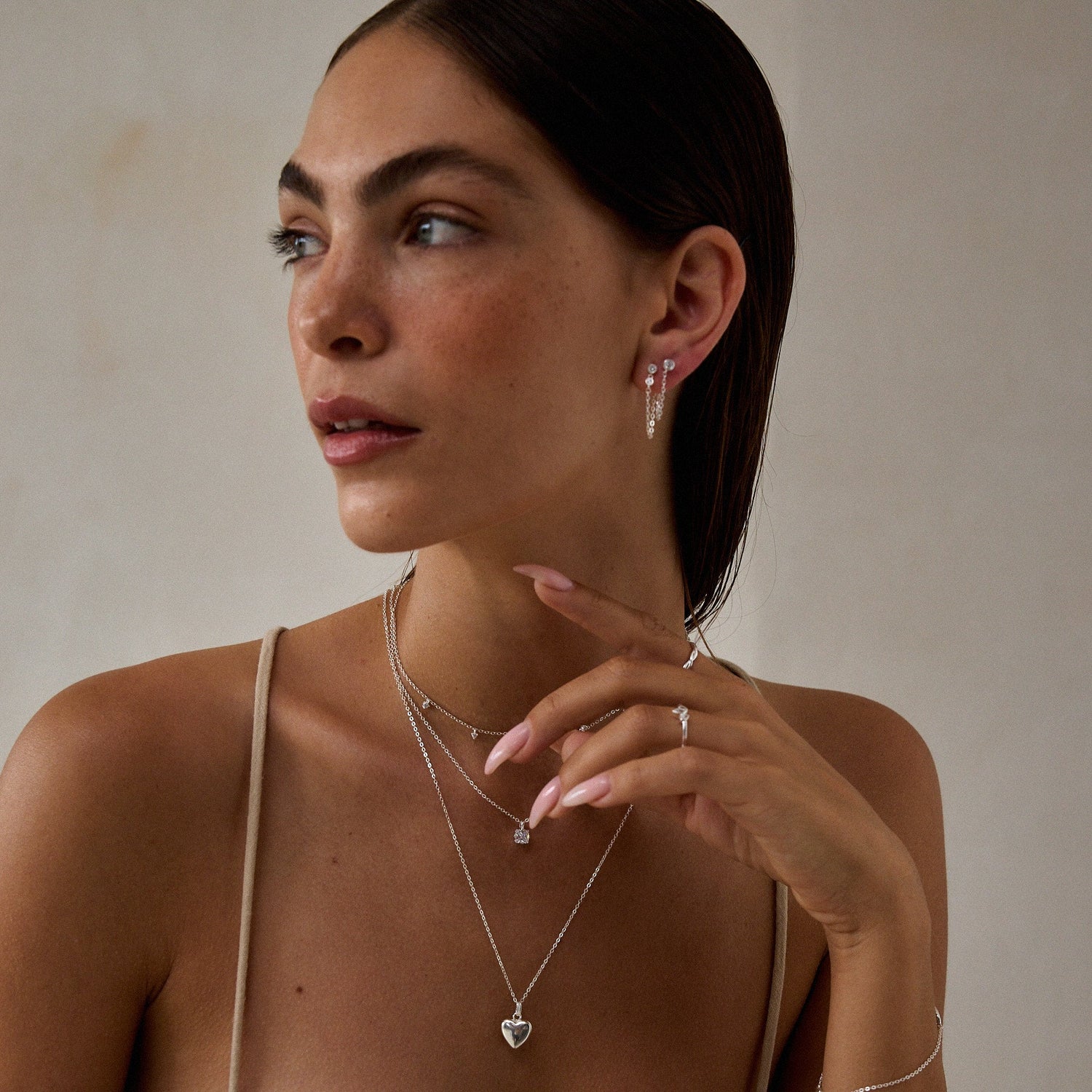 Nadia Silver Necklace