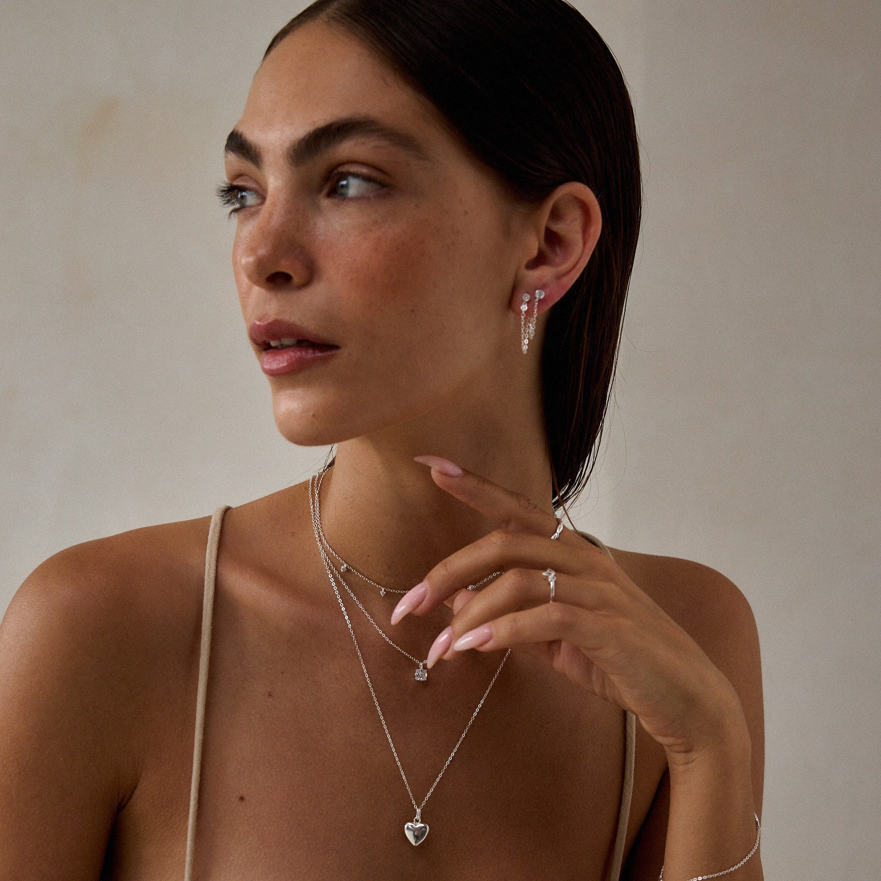 Nadia Silver Necklace