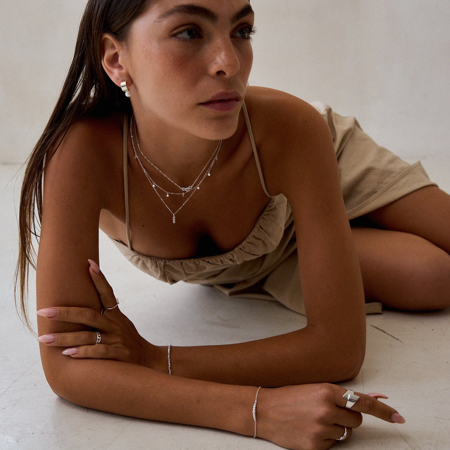 Cortani Silver Necklace