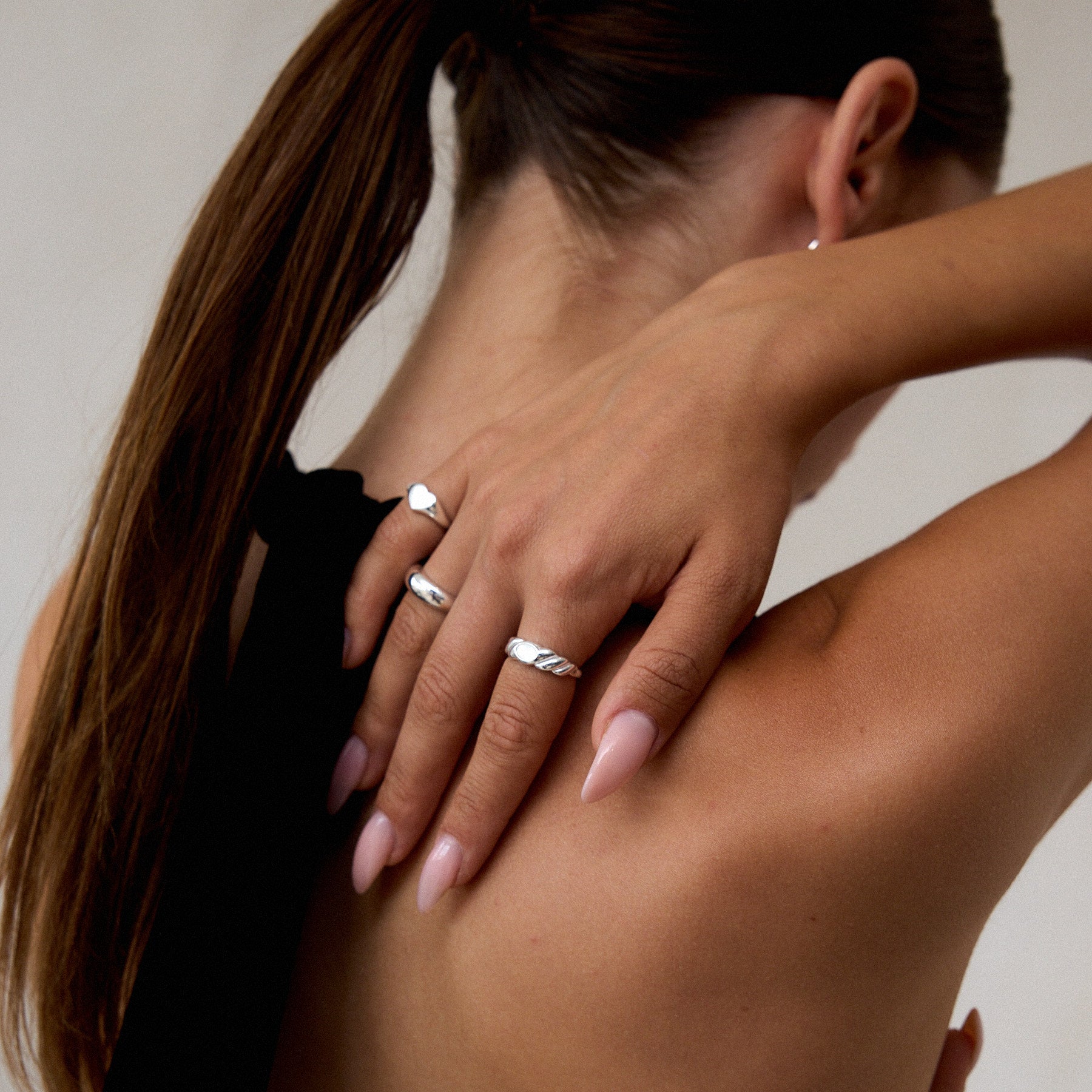 Oyster Silver Ring