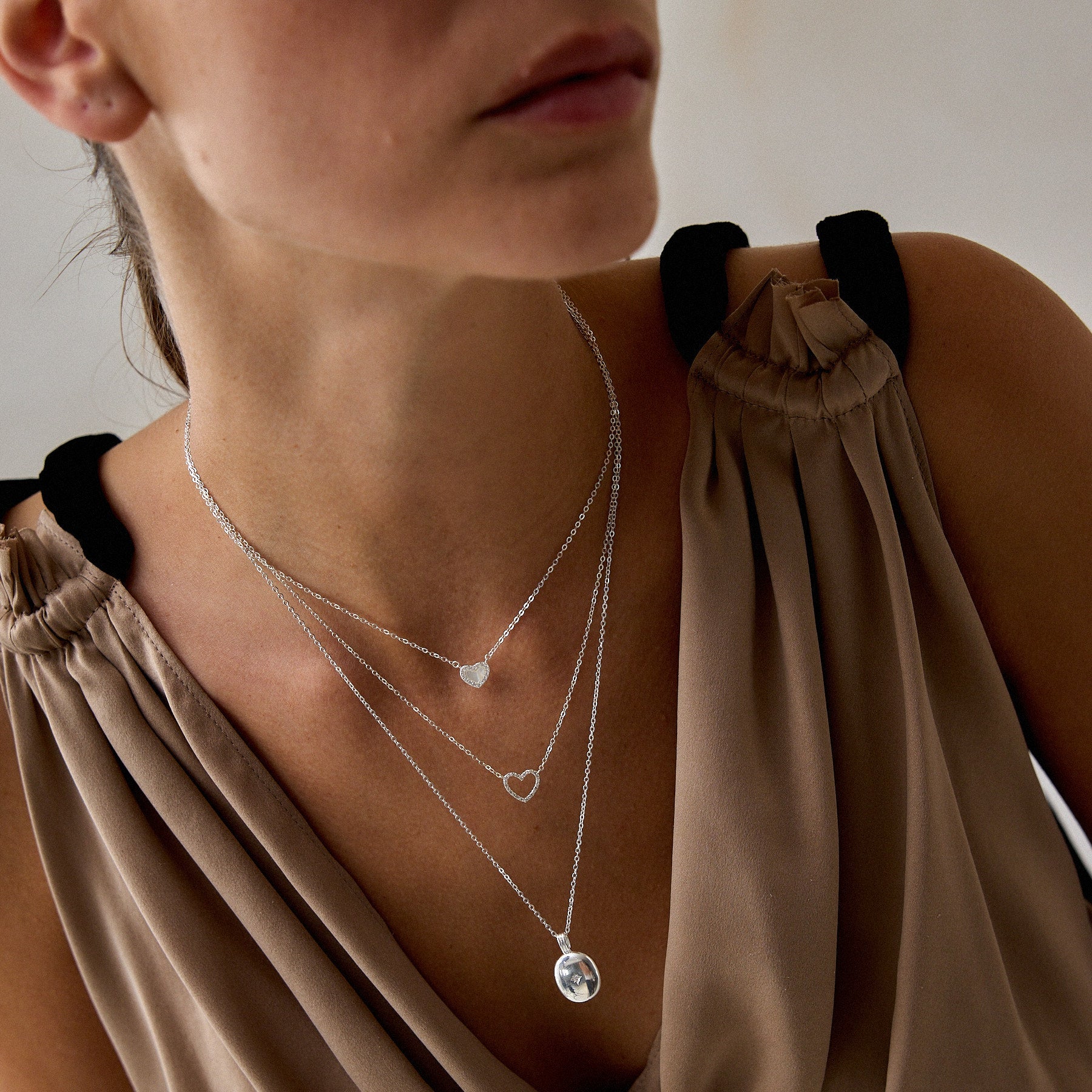 Cilia Silver Necklace