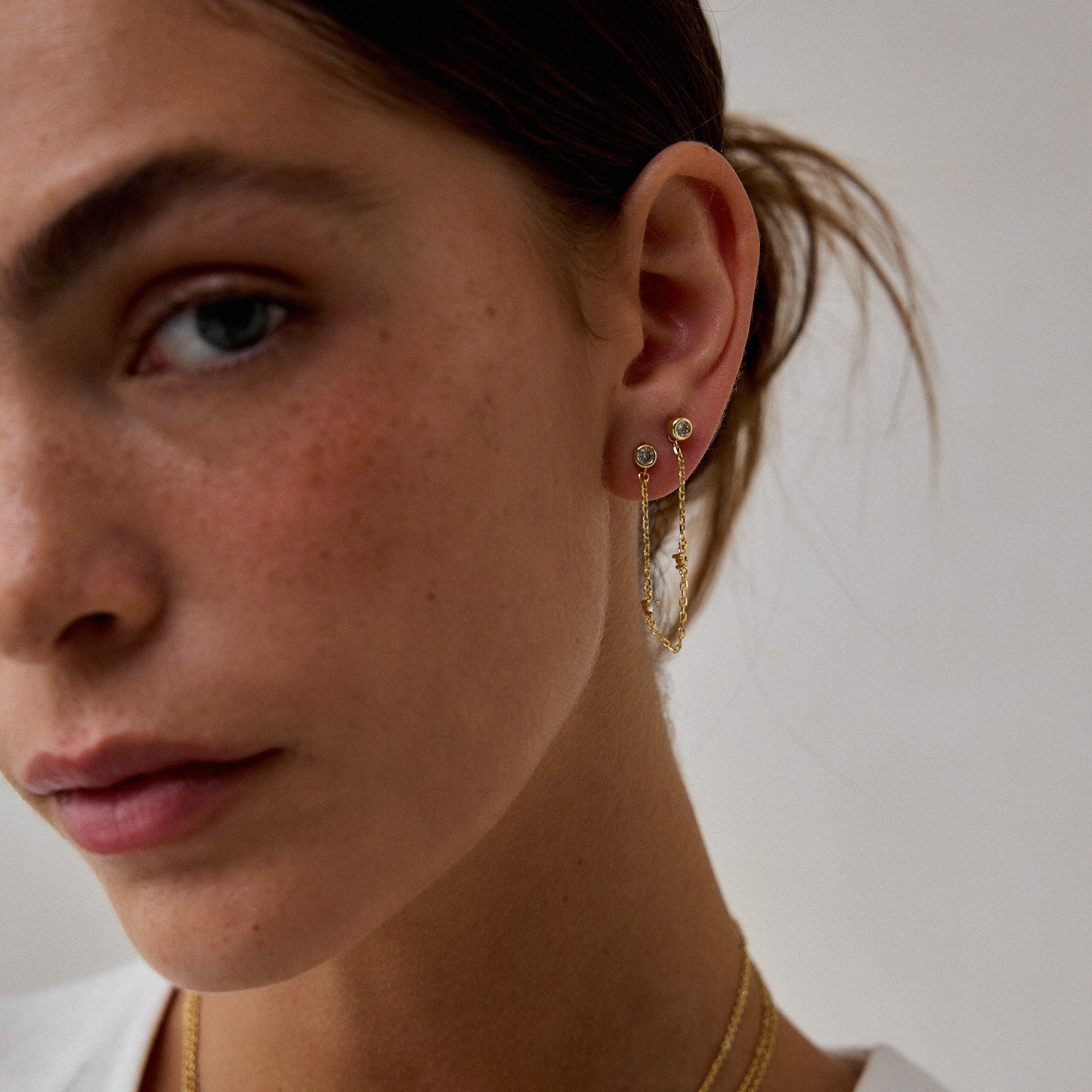 Daphne Gold Earring