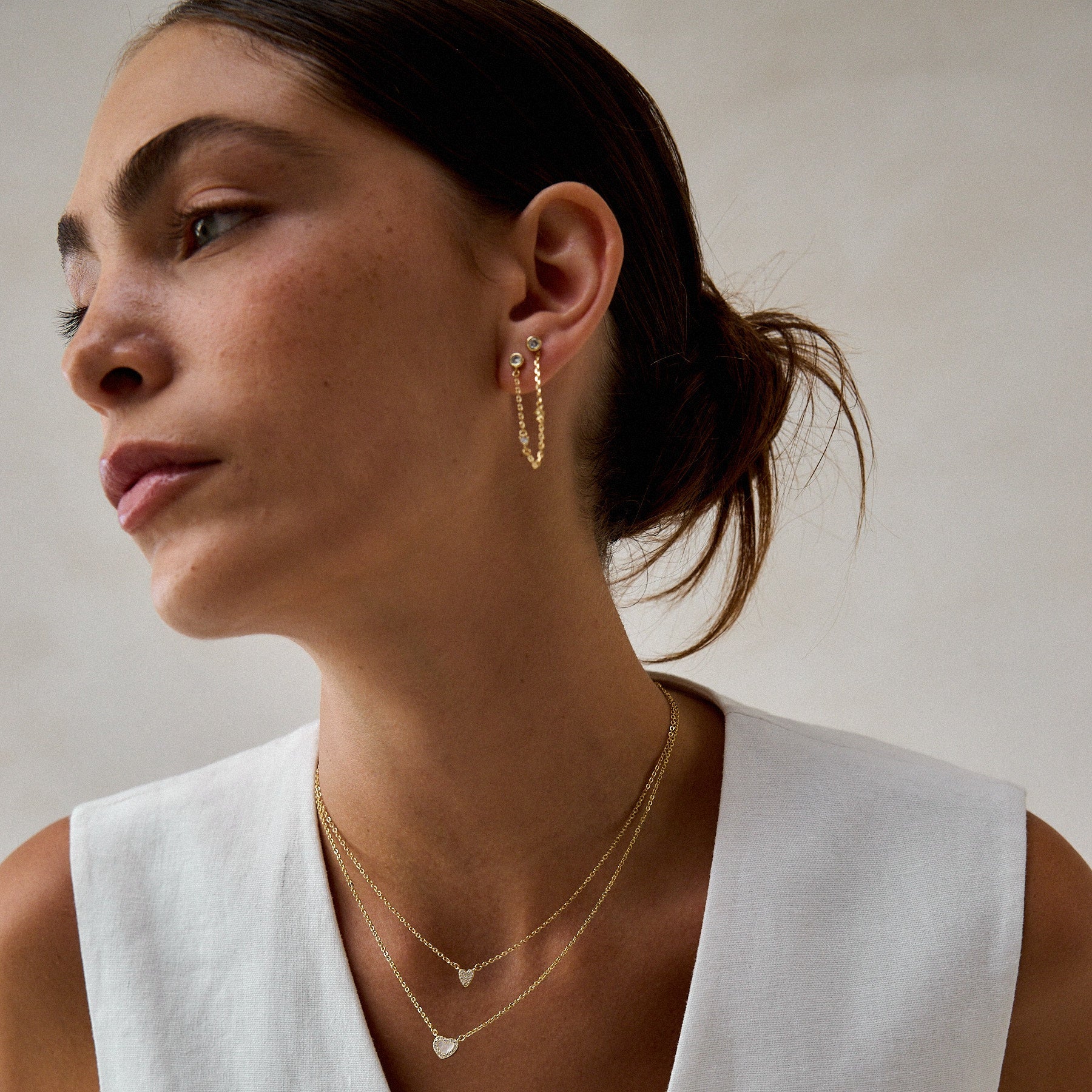 Daphne Gold Earring