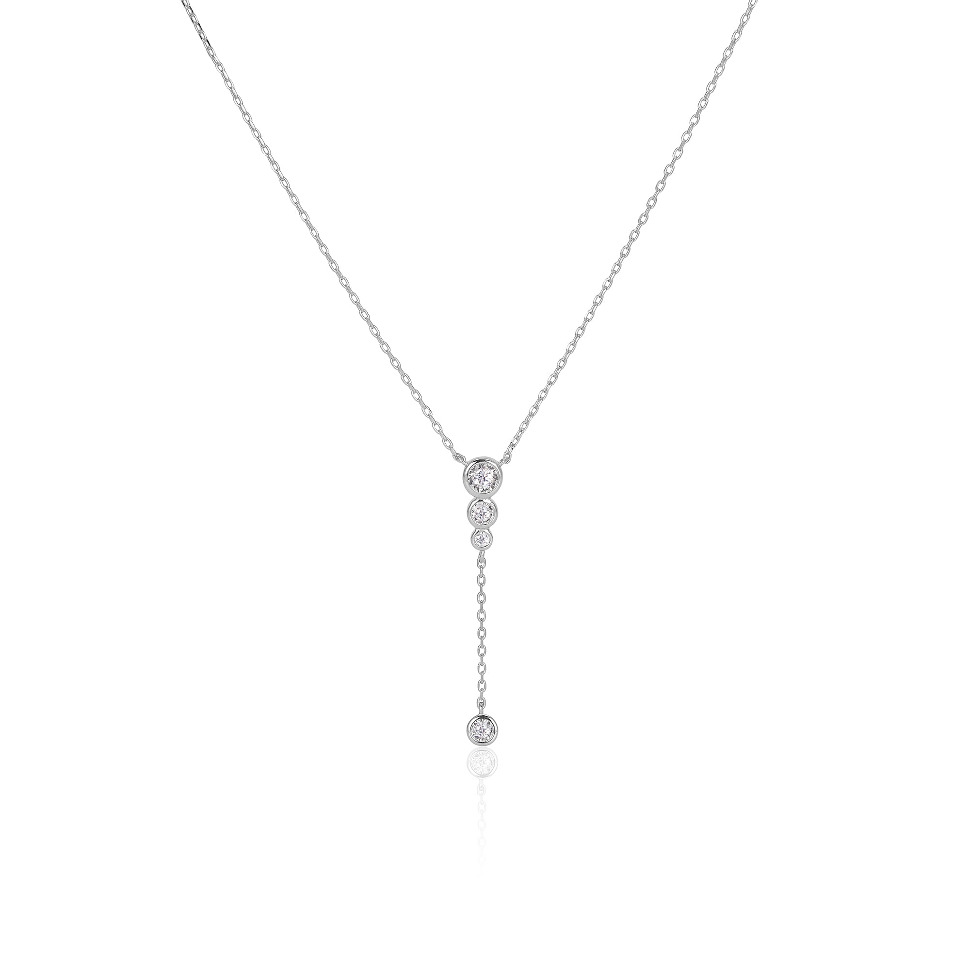 Counter Silver Necklace