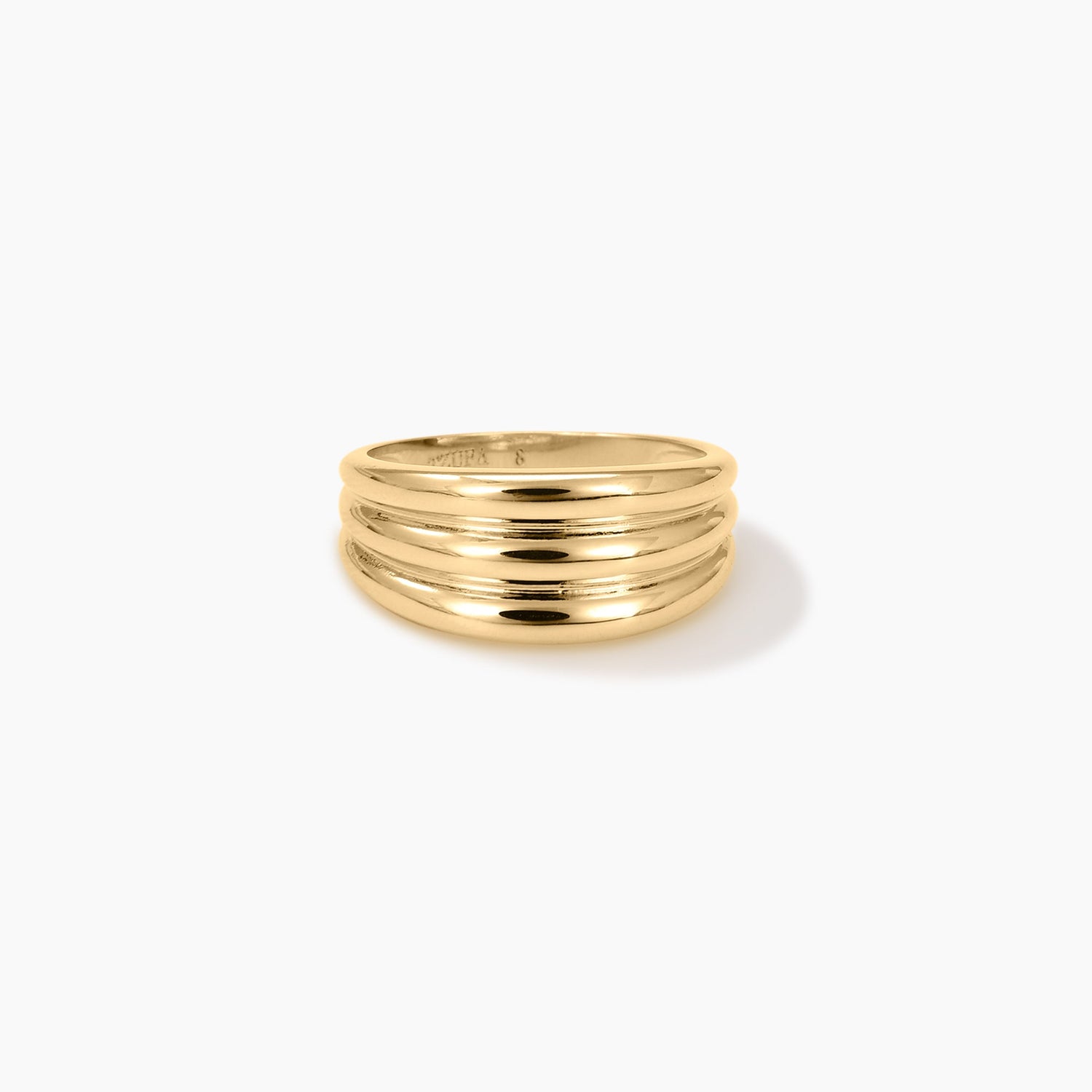 Lyre Gold Ring
