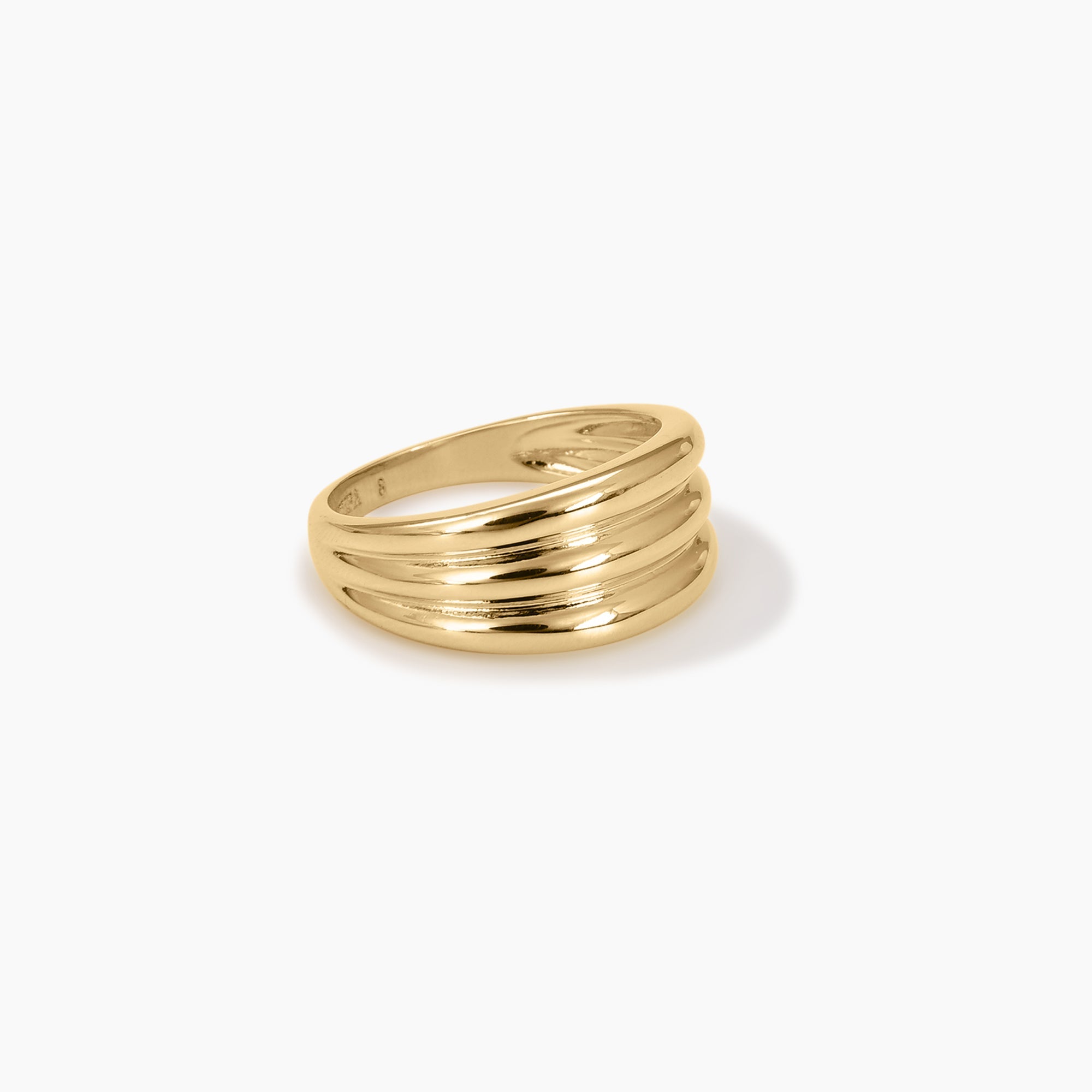 Lyre Gold Ring
