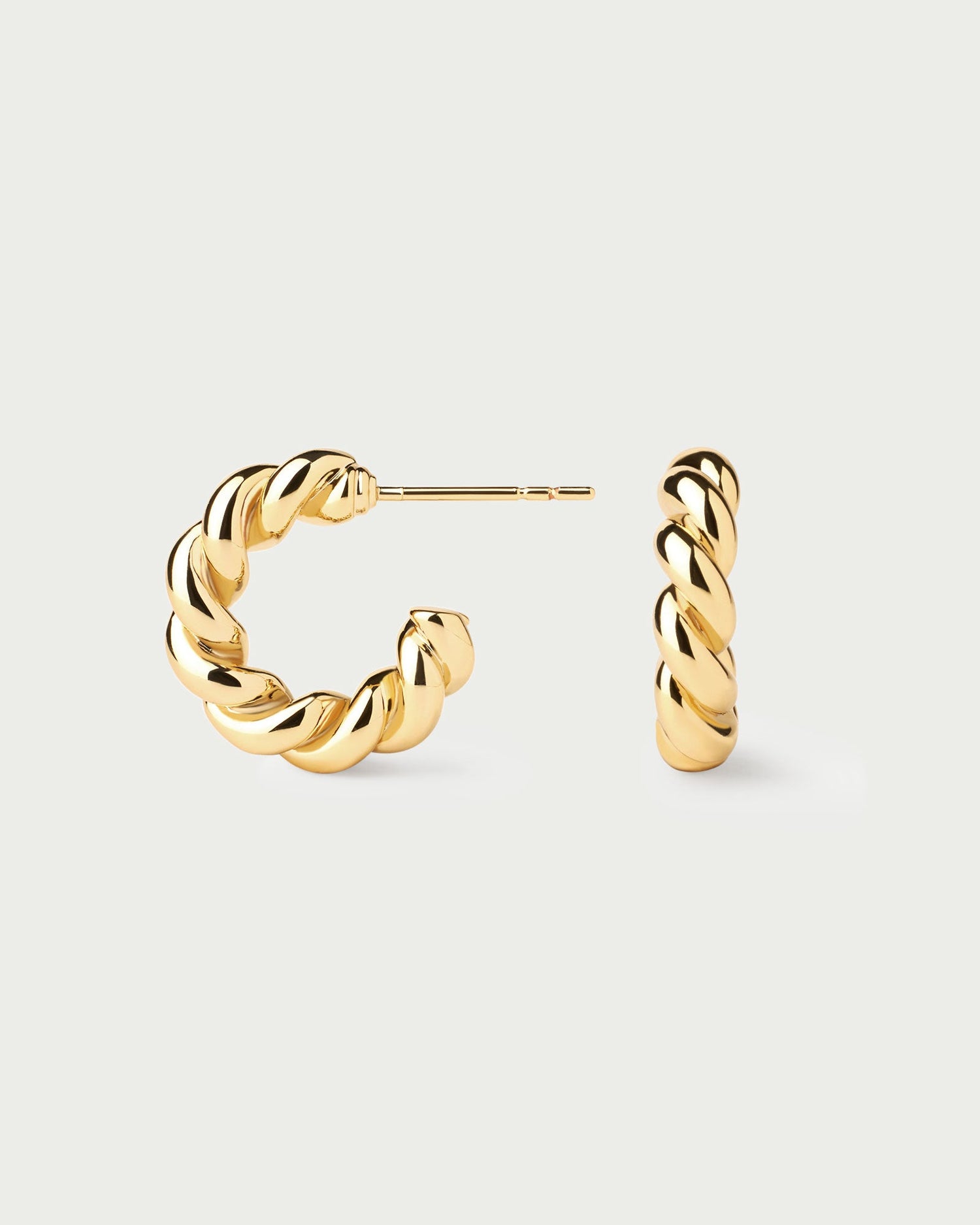 Twist Gold Earrings