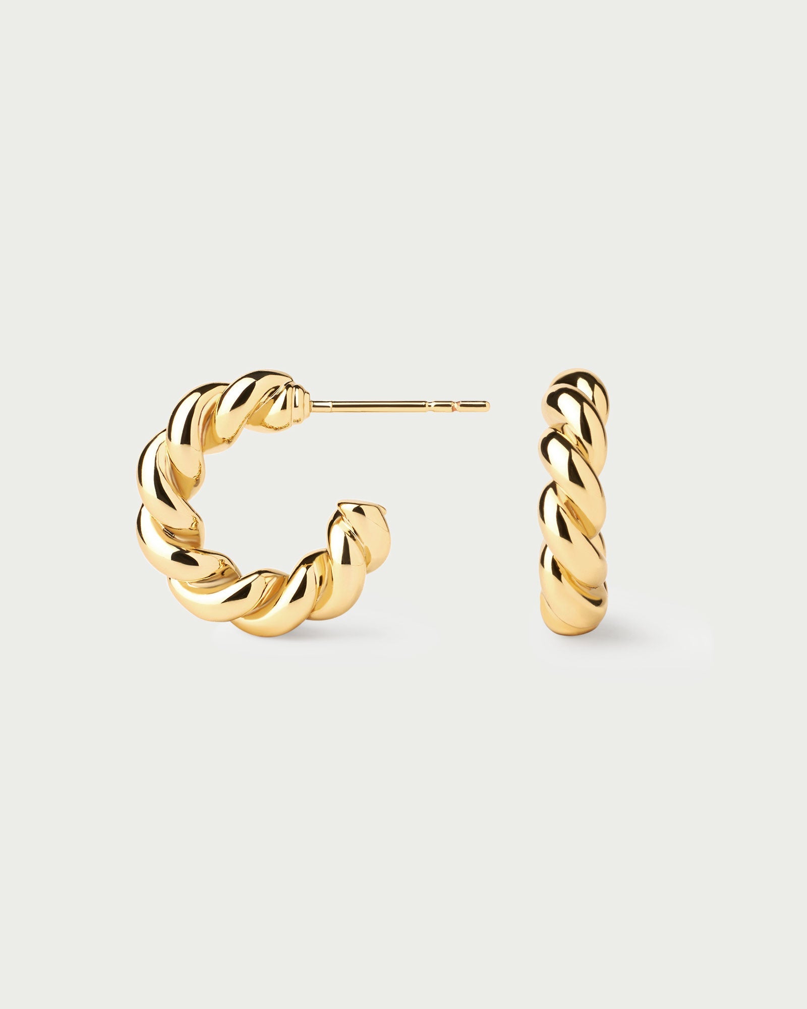 Twist Gold Earrings