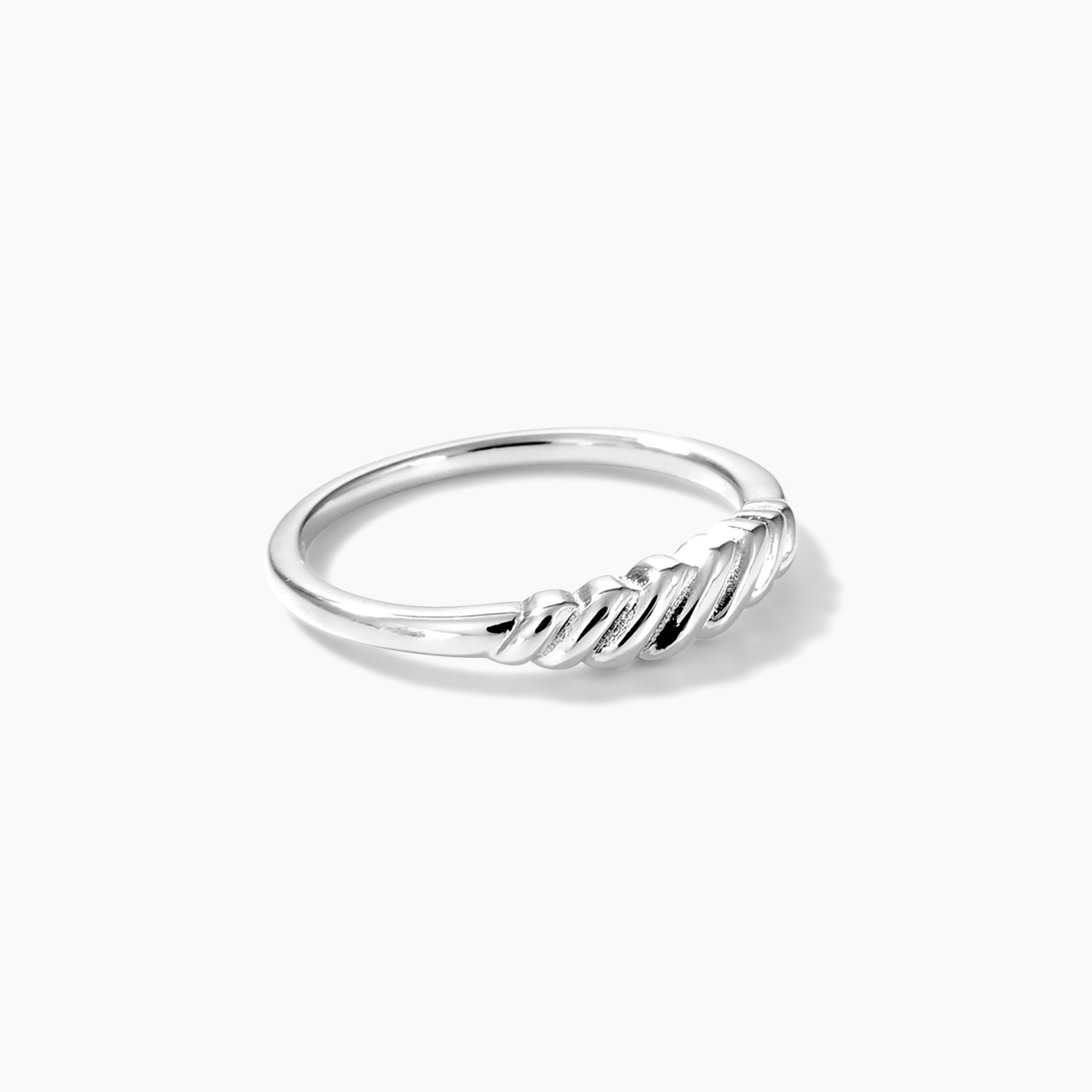 Twist Silver Ring