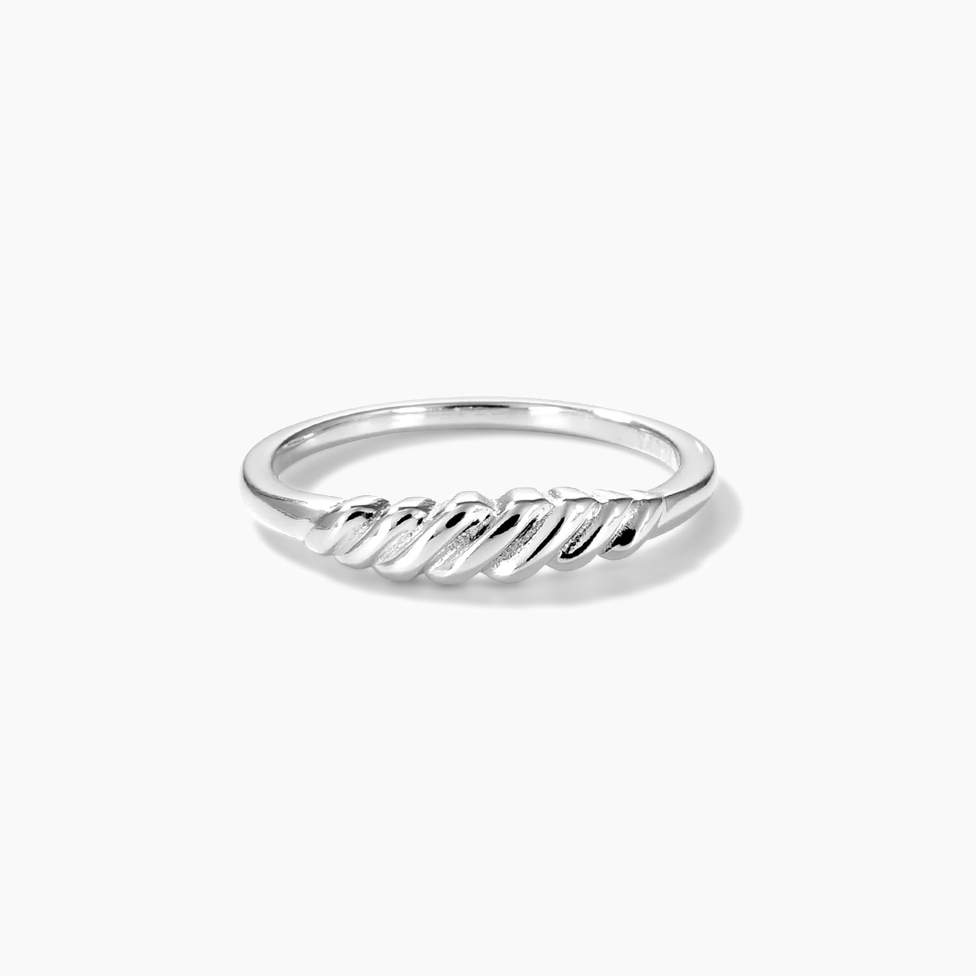 Twist Silver Ring