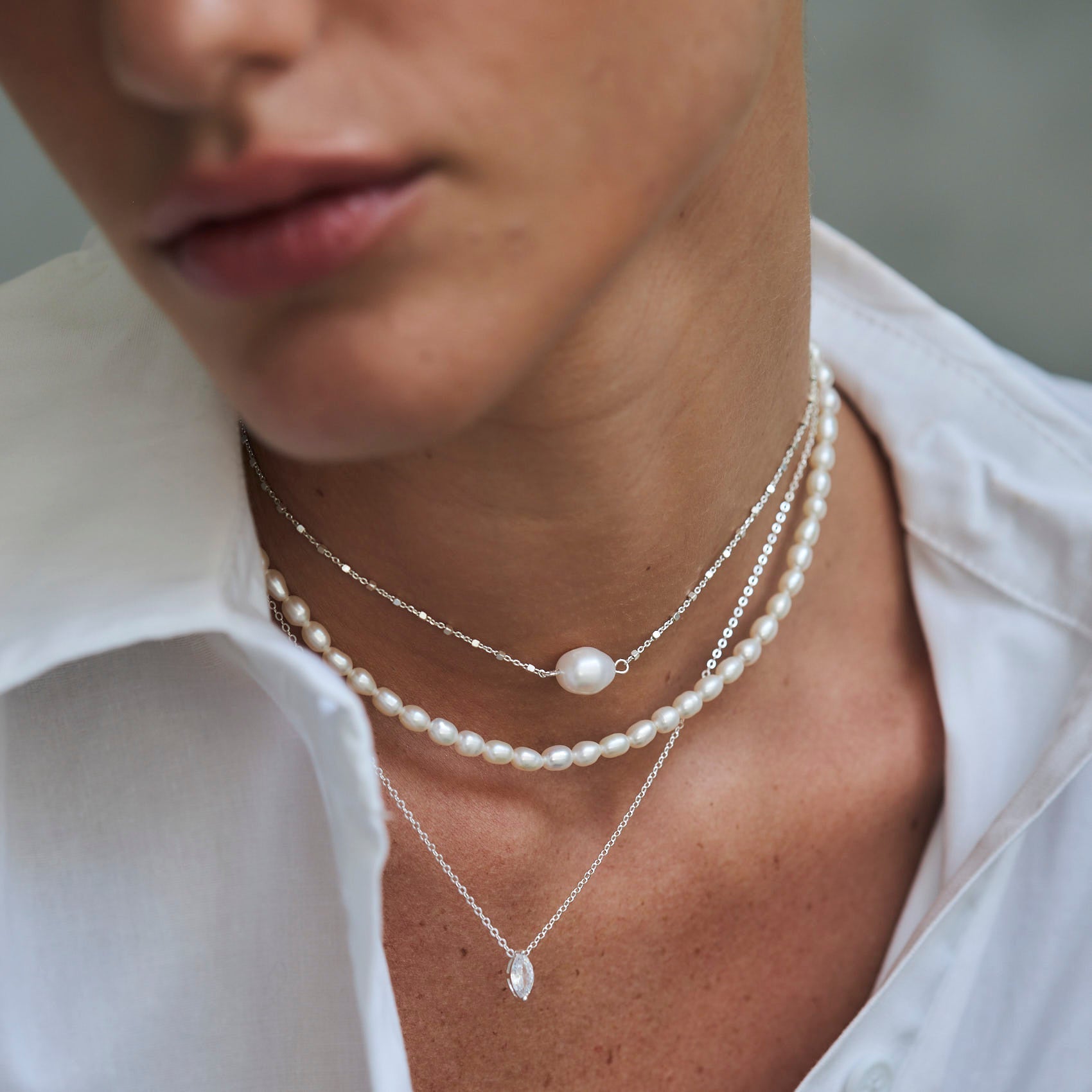 Heart Silver Necklace
