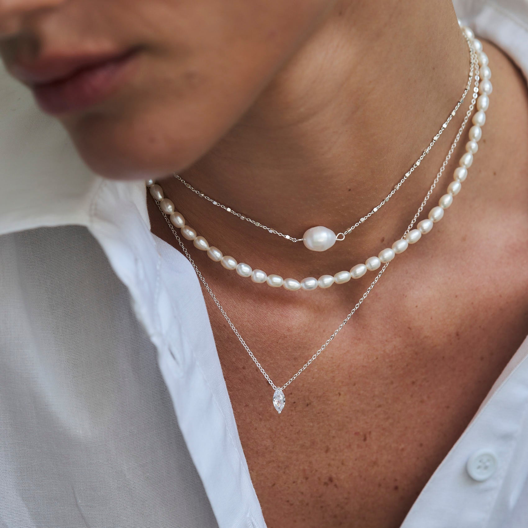Heart Silver Necklace